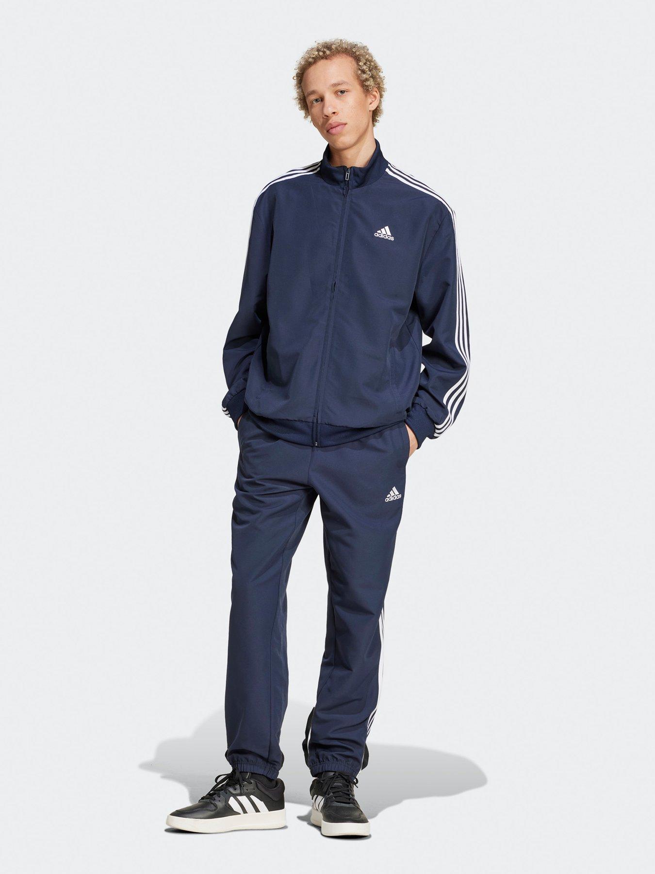 Image 1 of 5 of adidas Sportswear Men's 3-stripes Woven Track Suit - Blue