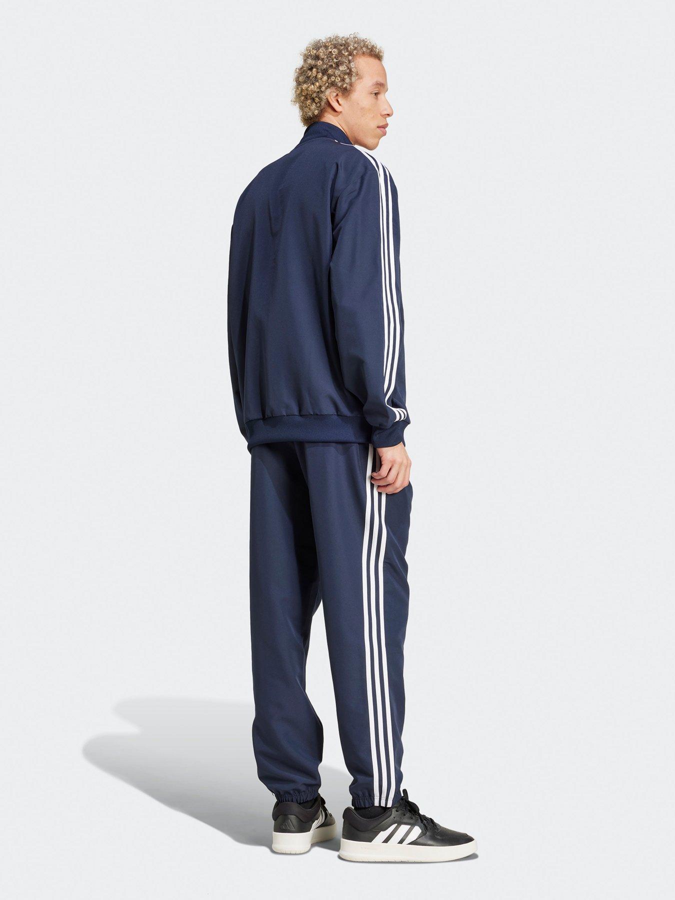 Image 2 of 5 of adidas Sportswear Men's 3-stripes Woven Track Suit - Blue