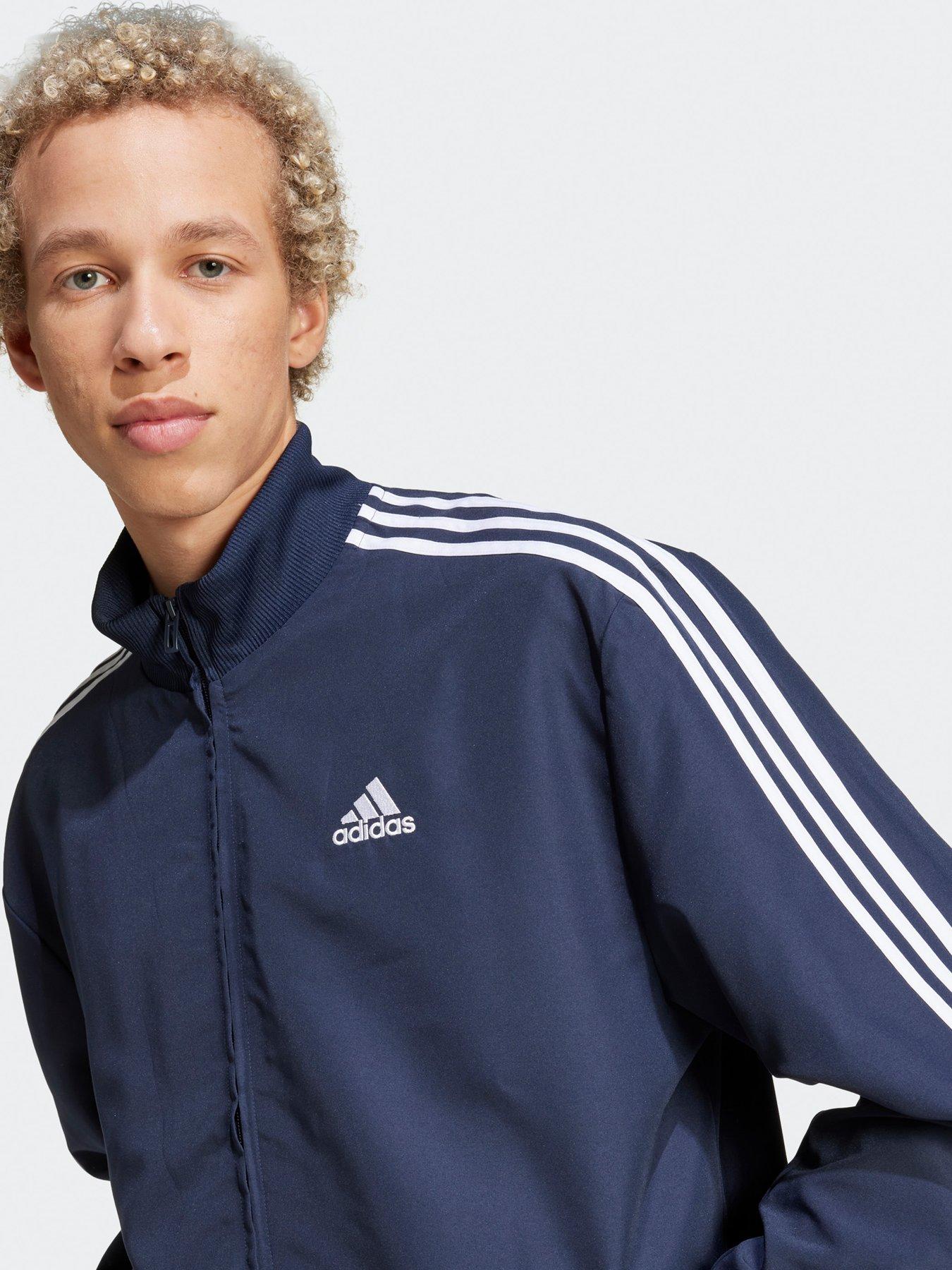Image 4 of 5 of adidas Sportswear Men's 3-stripes Woven Track Suit - Blue
