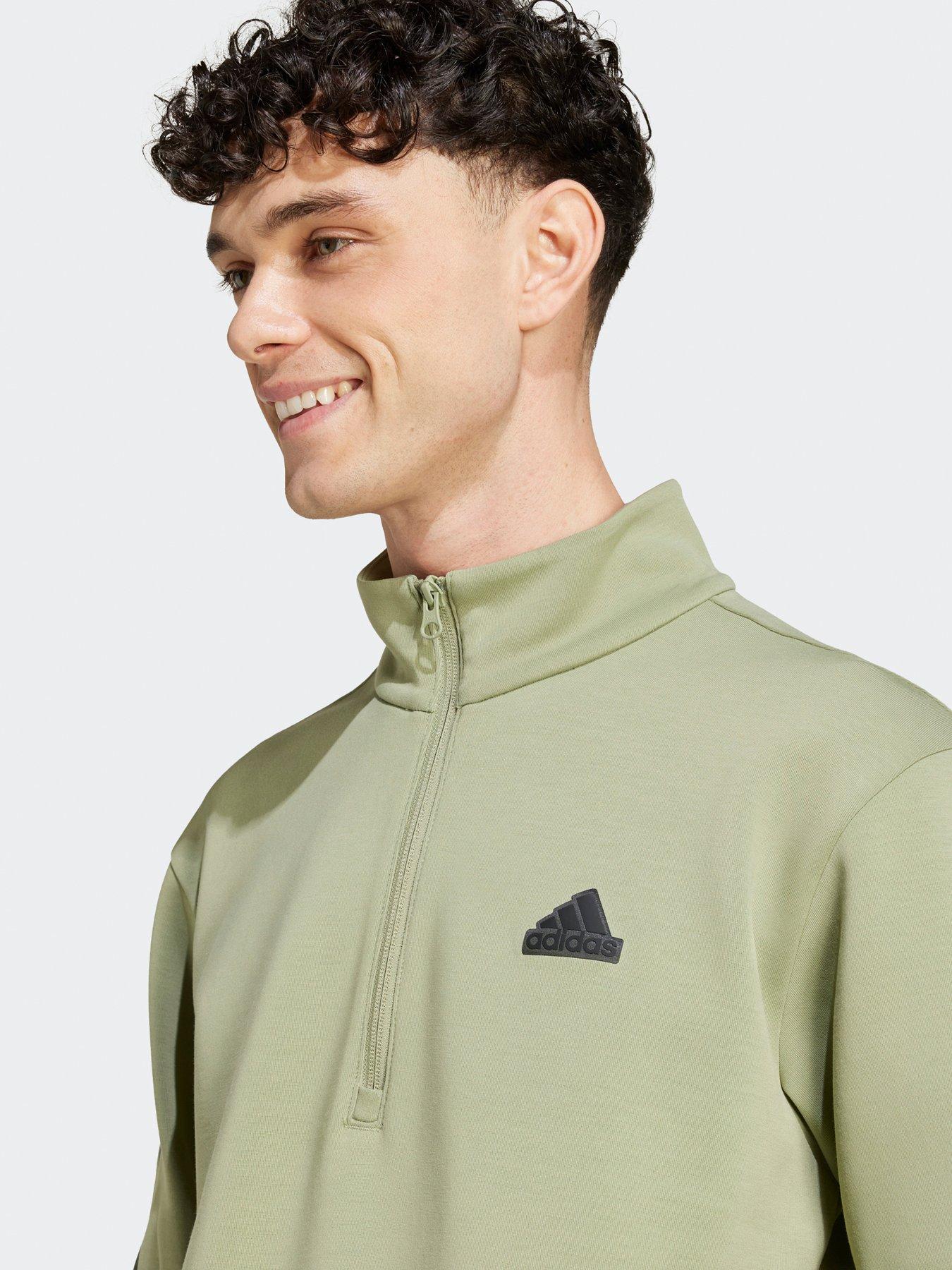 adidas Sportswear Men's Future Icons 3-Stripes Half-Zip Sweatshirt ...