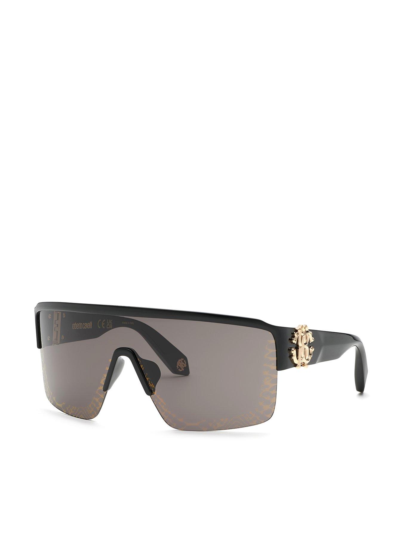 Roberto Cavalli Monogram Collection Sunglasses - Black