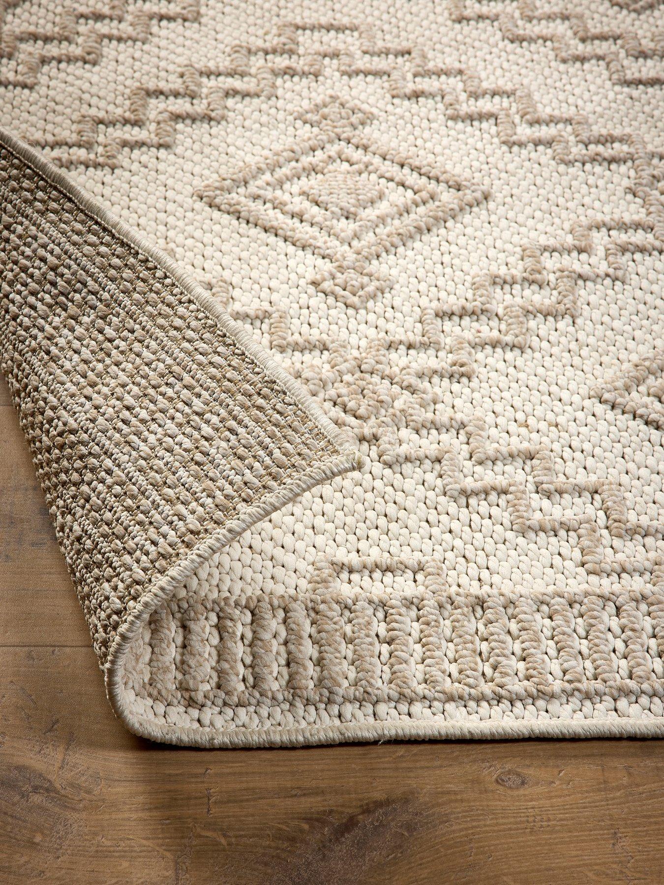 Image 3 of 7 of Very Home Atlas Diamond Flatweave Indoor/Outdoor Rug