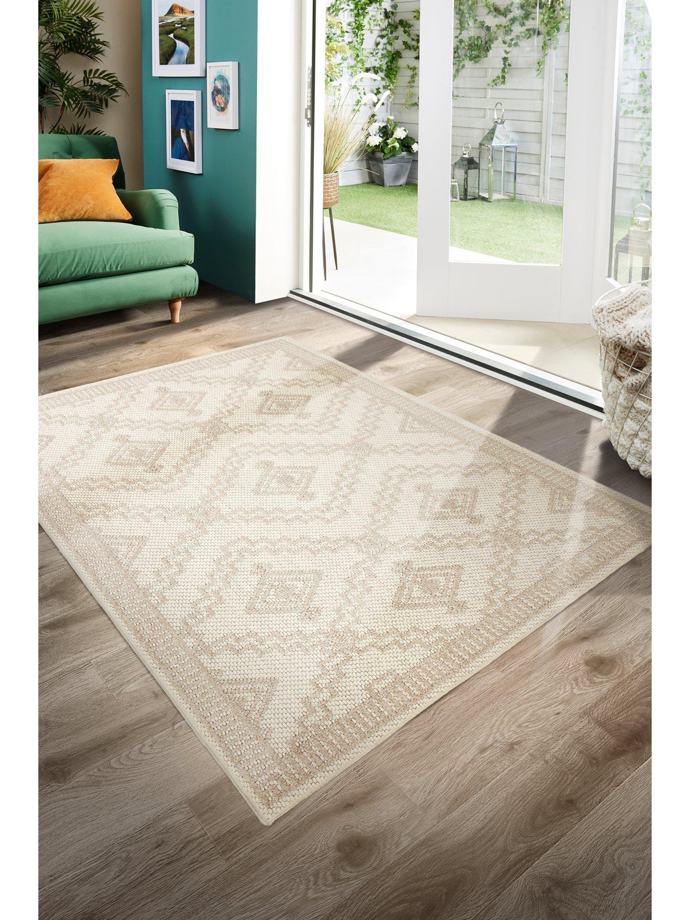 Image 6 of 7 of Very Home Atlas Diamond Flatweave Indoor/Outdoor Rug