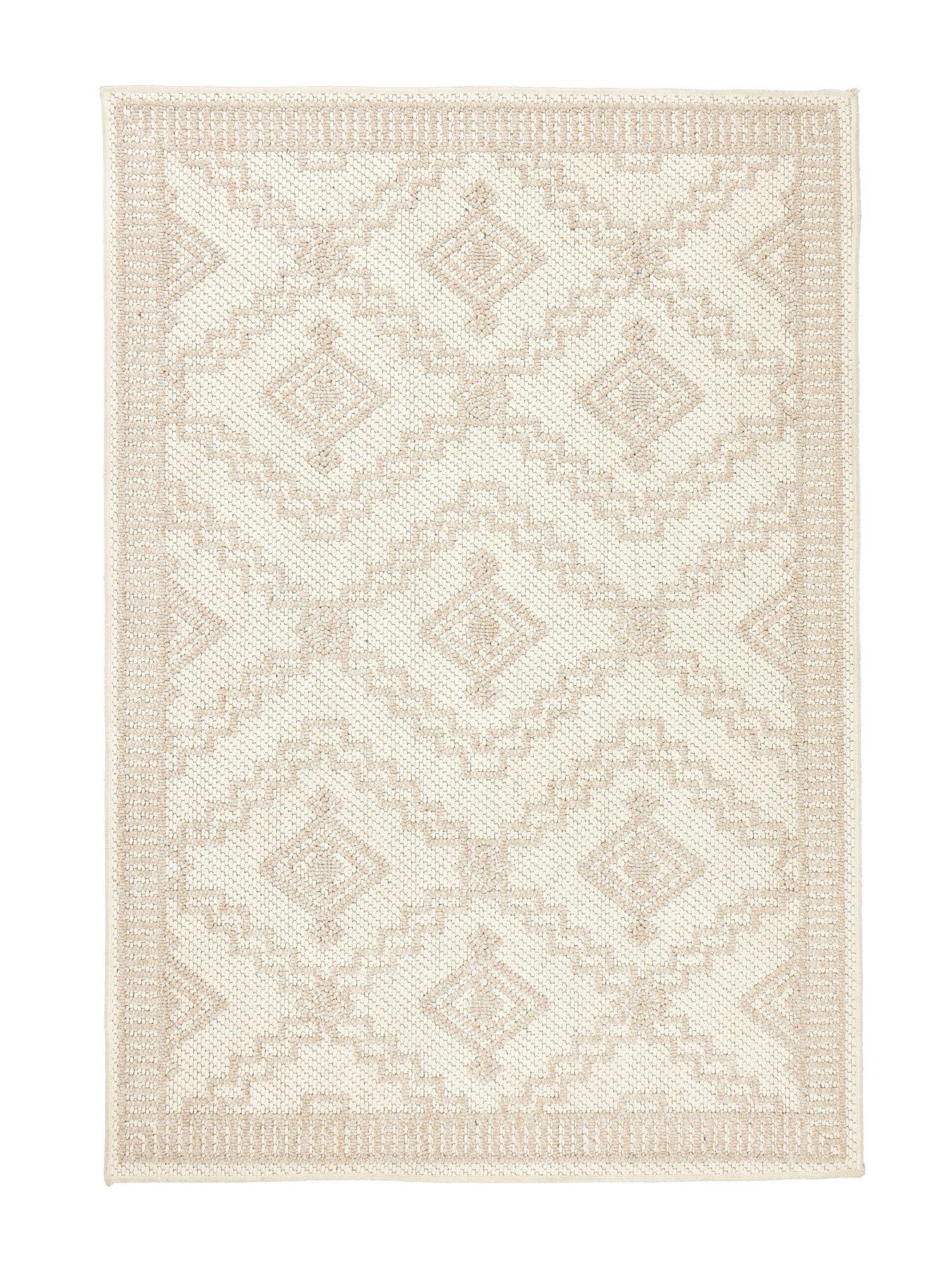 Image 7 of 7 of Very Home Atlas Diamond Flatweave Indoor/Outdoor Rug