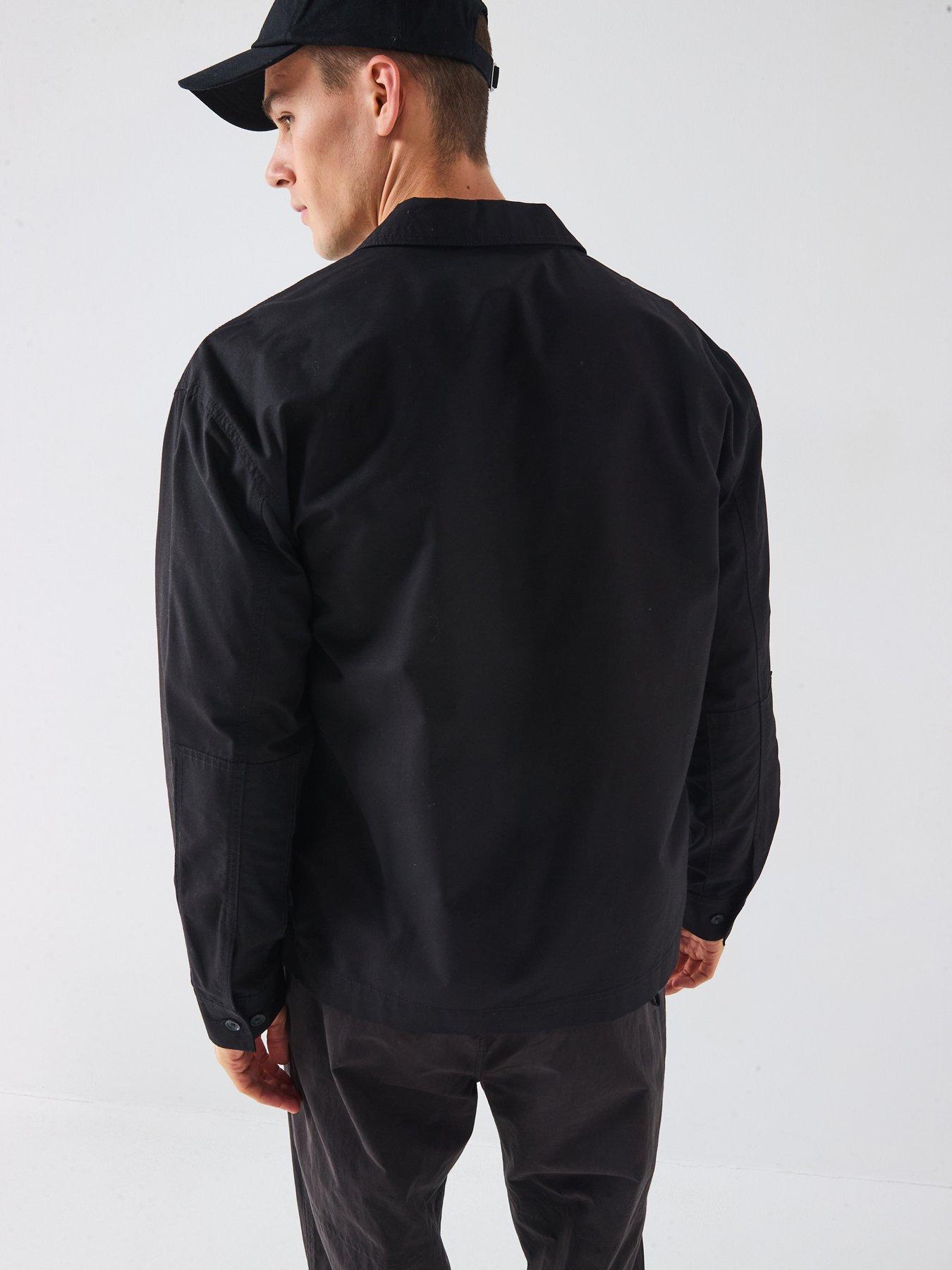 Very Man Tech Overshirt - Black | Very