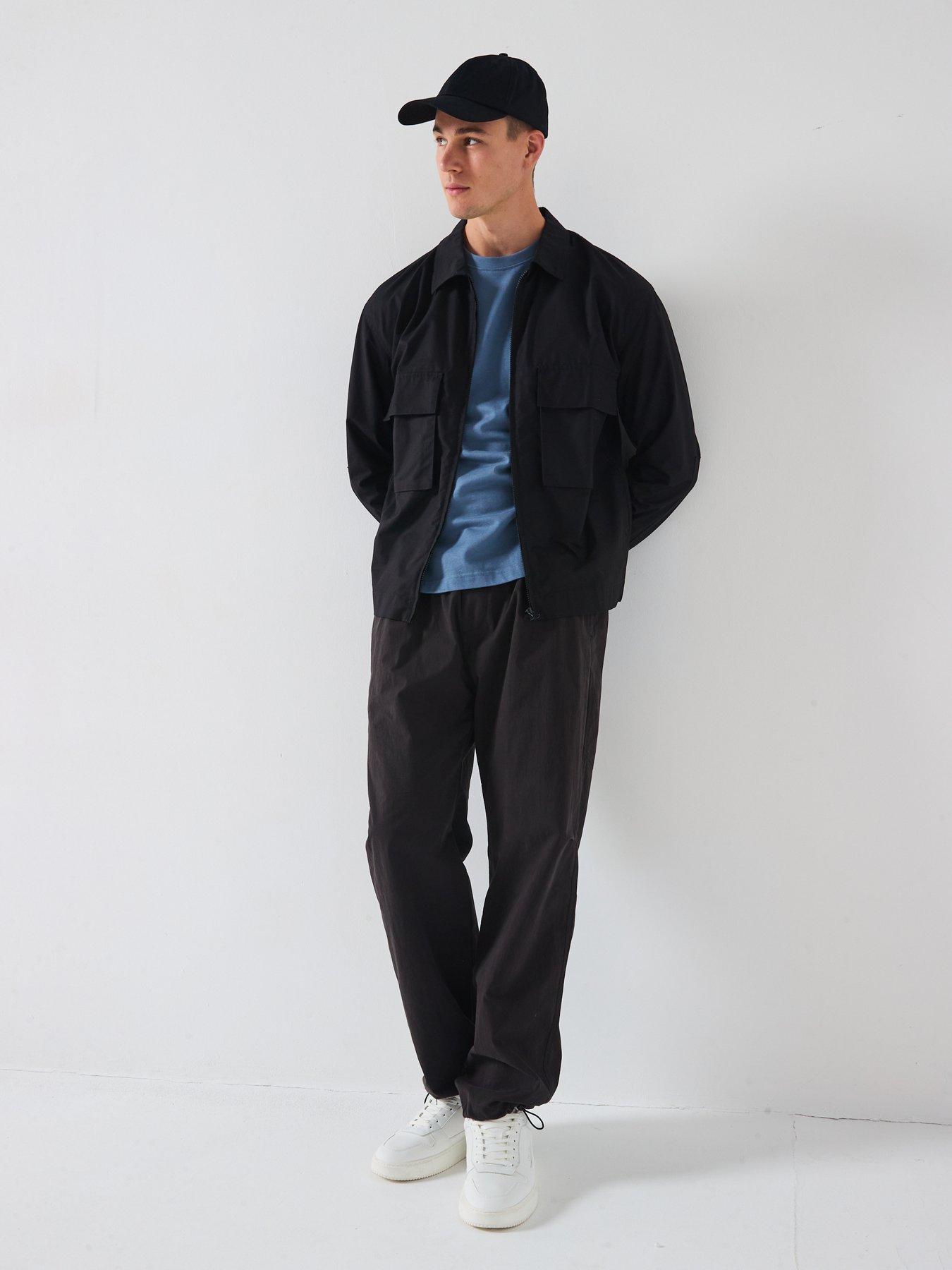 Very Man Tech Overshirt - Black | Very