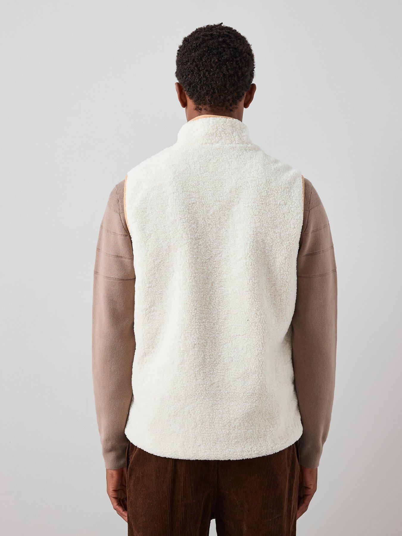 Image 2 of 7 of Very Man Borg Gilet - Ecru