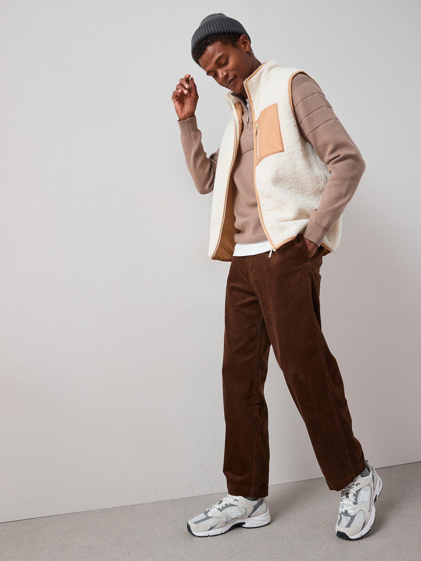 Image 3 of 7 of Very Man Borg Gilet - Ecru