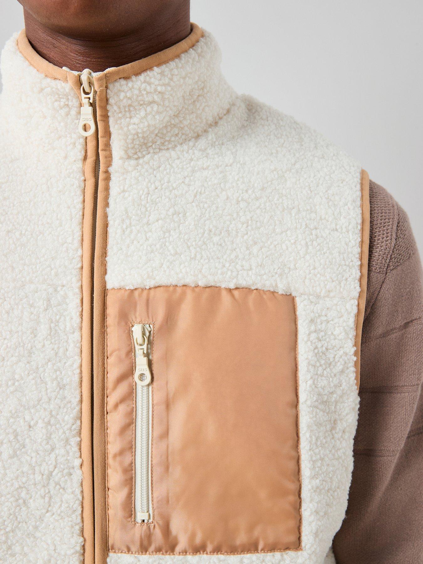 Image 4 of 7 of Very Man Borg Gilet - Ecru