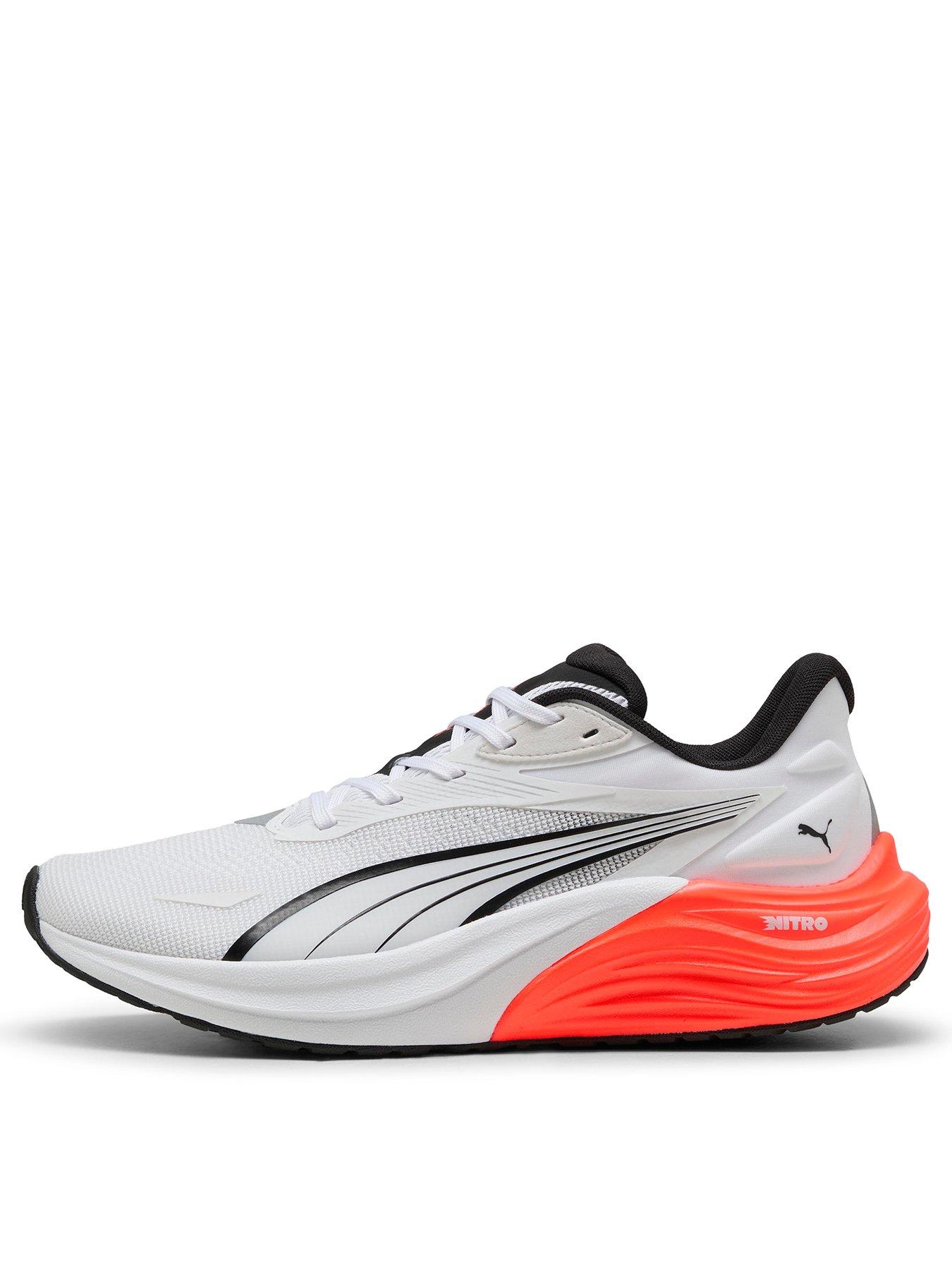 undefined Mens Running Electrify Nitro 4 Trainers - White