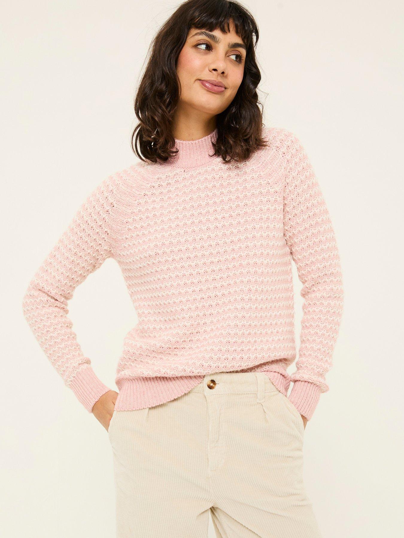 undefined Candy Stripe Jumper - Pink