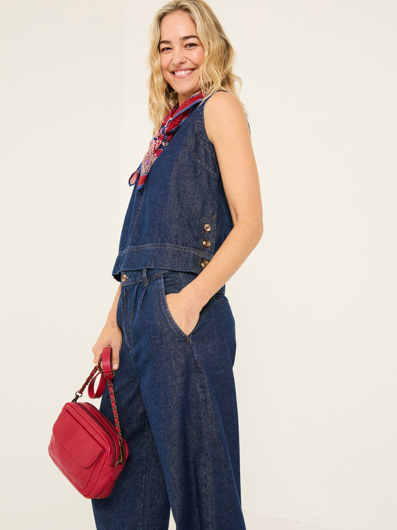 undefined Dara Denim Shell Top - Multi