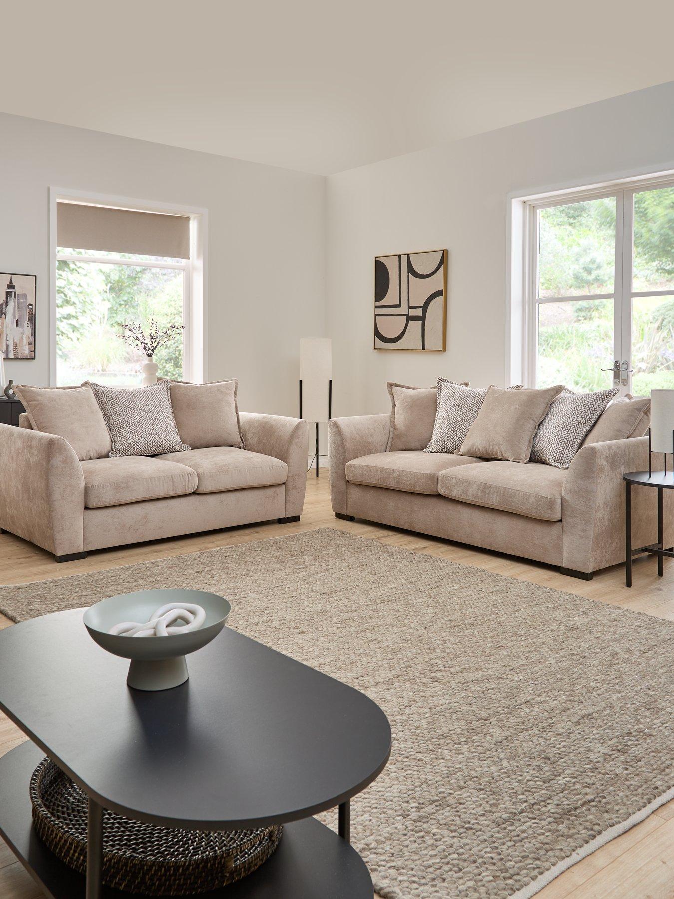 Image 1 of 6 of The Very Collection Havana 3 Seater&nbsp;+ 2 Seater Sofa Set (Buy &amp; SAVE!)&nbsp;- FSC Certified