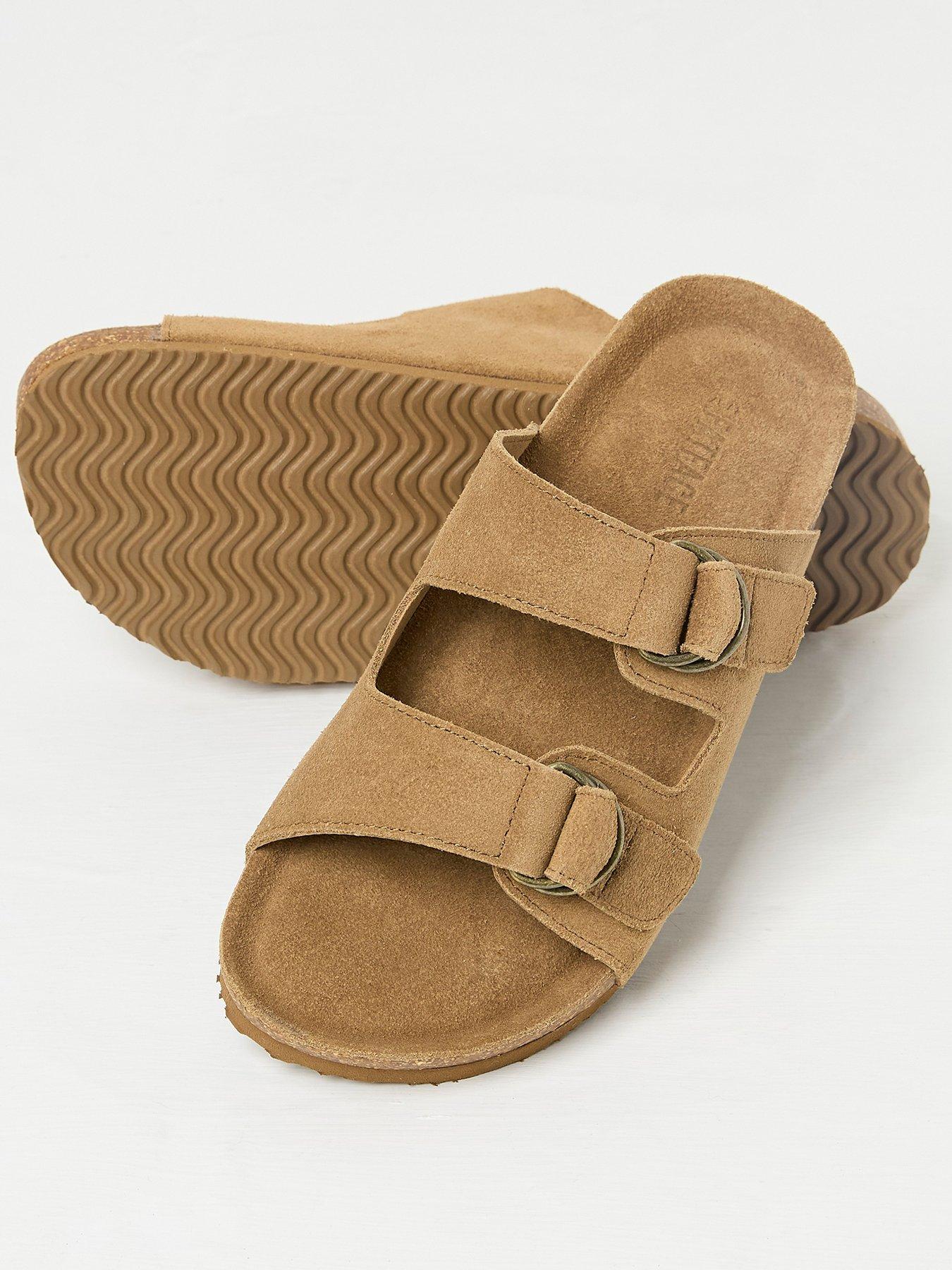 Image 2 of 3 of FatFace Mylor Suede Sandal - Tan
