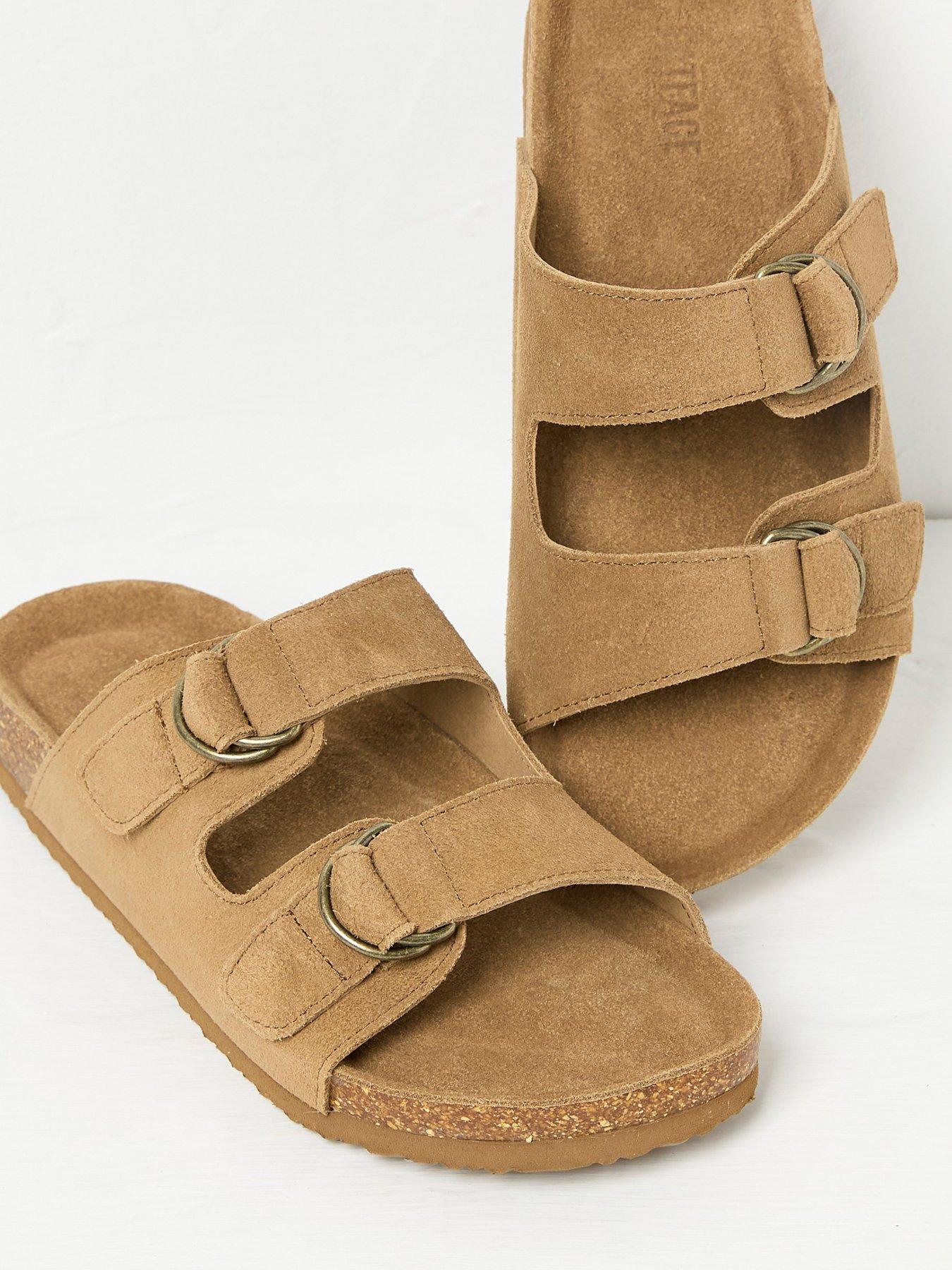 Image 3 of 3 of FatFace Mylor Suede Sandal - Tan