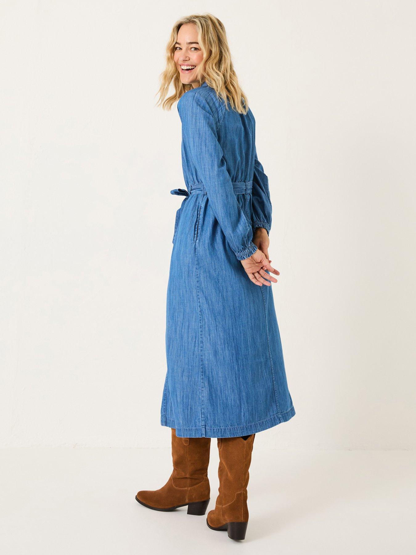 fatface denim dress FatFace Women's Clara Denim Dress