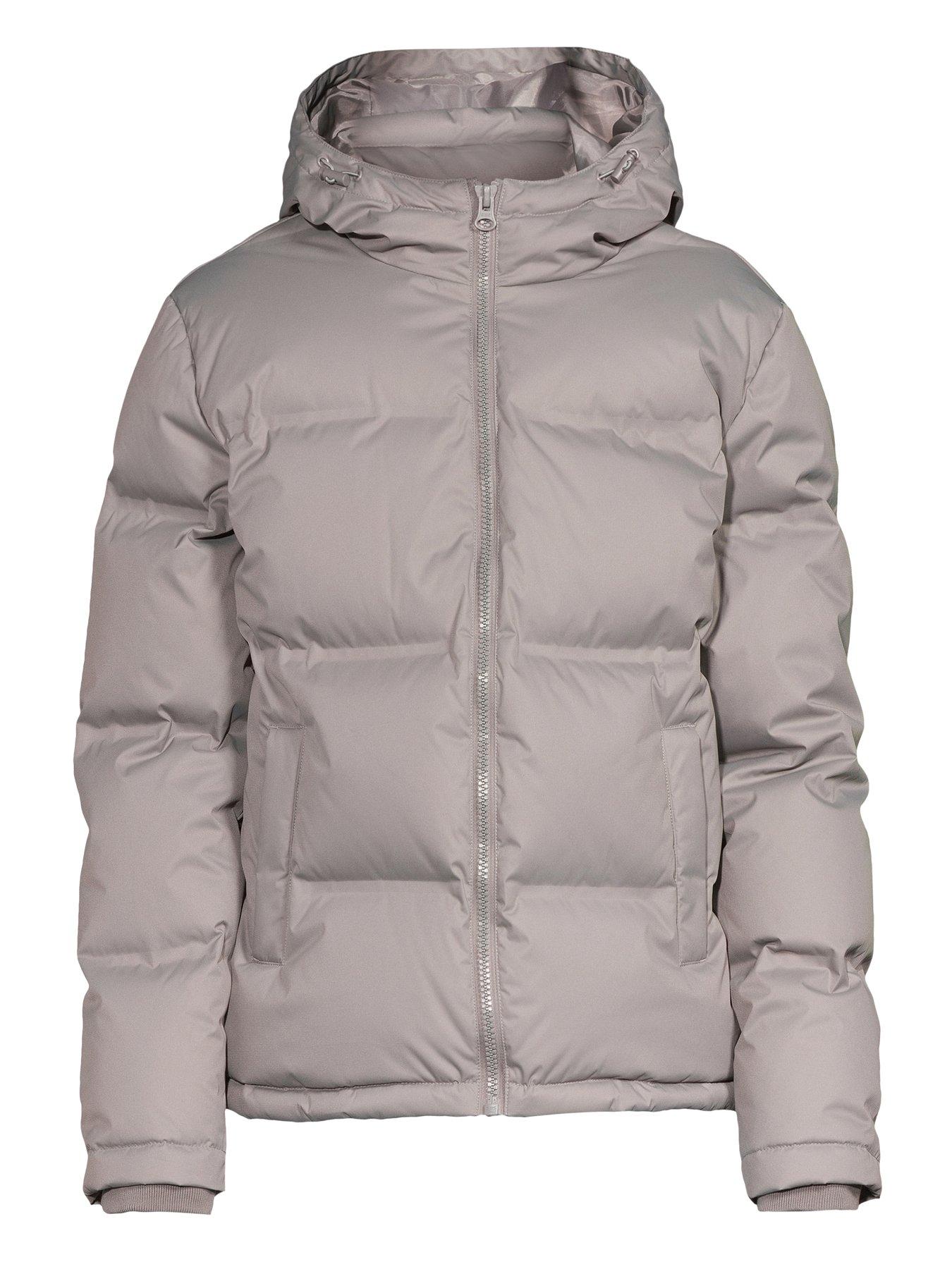 Image 7 of 7 of The Very Collection Feather And Down Heat Sealed Midweight Padded Jacket - Graphite Grey