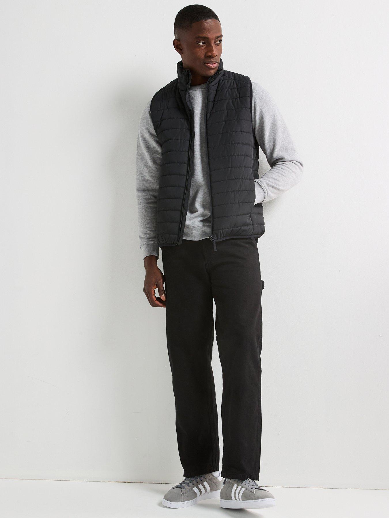 undefined Shower Resistant Lightweight Padded Gilet - Black