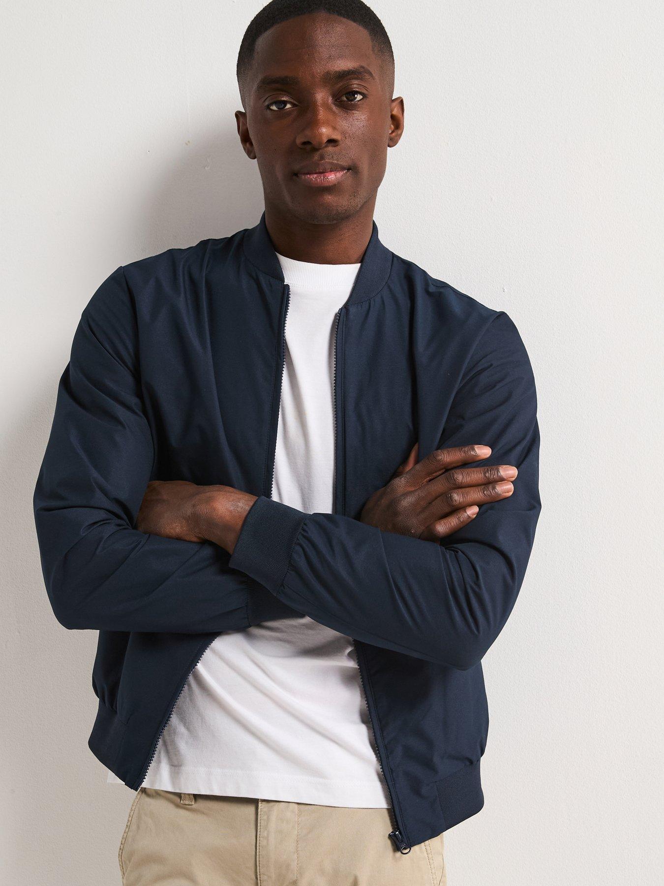 The Very Collection Shower Resistant Bomber Jacket - Navy