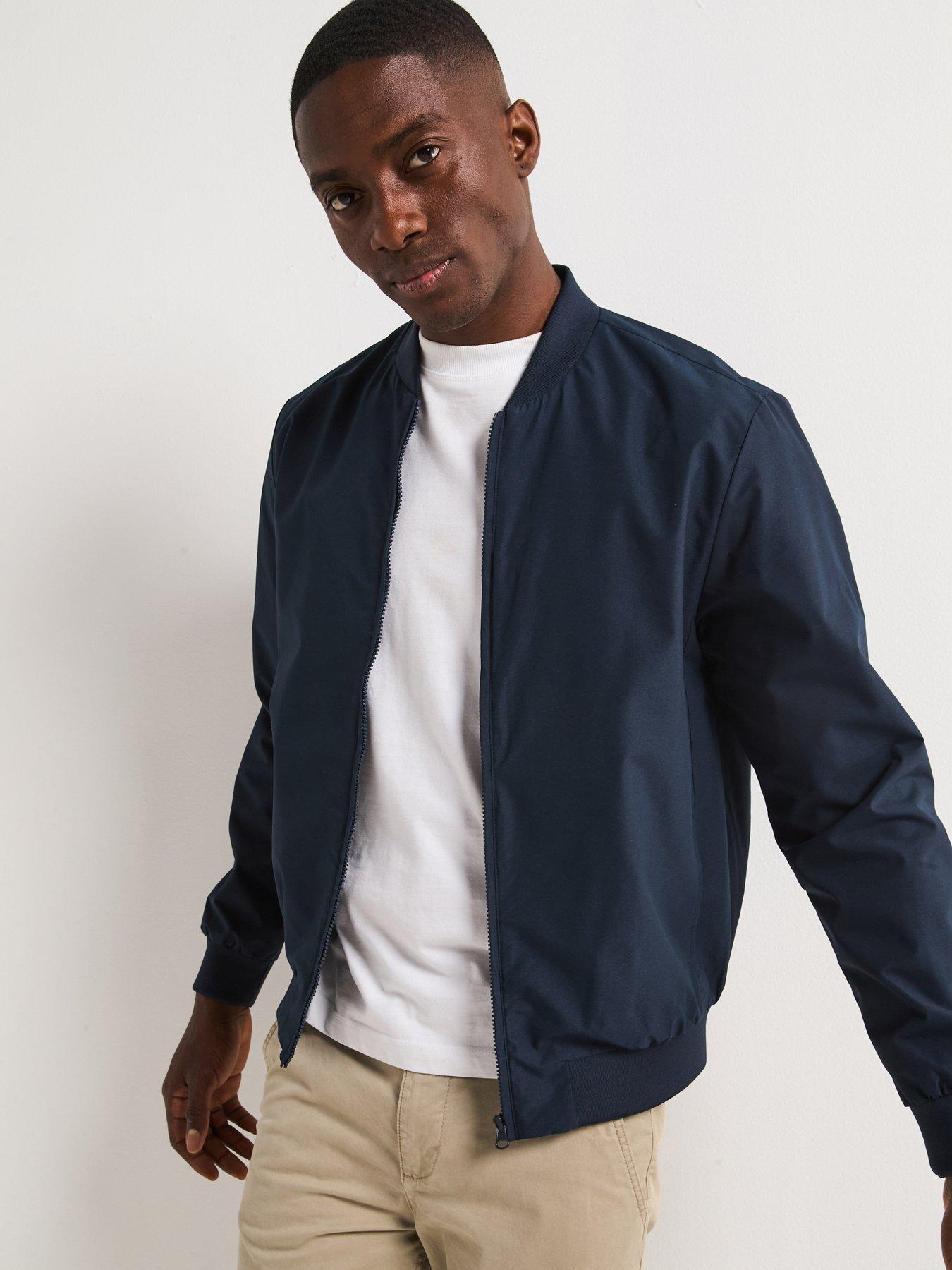 undefined Shower Resistant Bomber Jacket - Navy