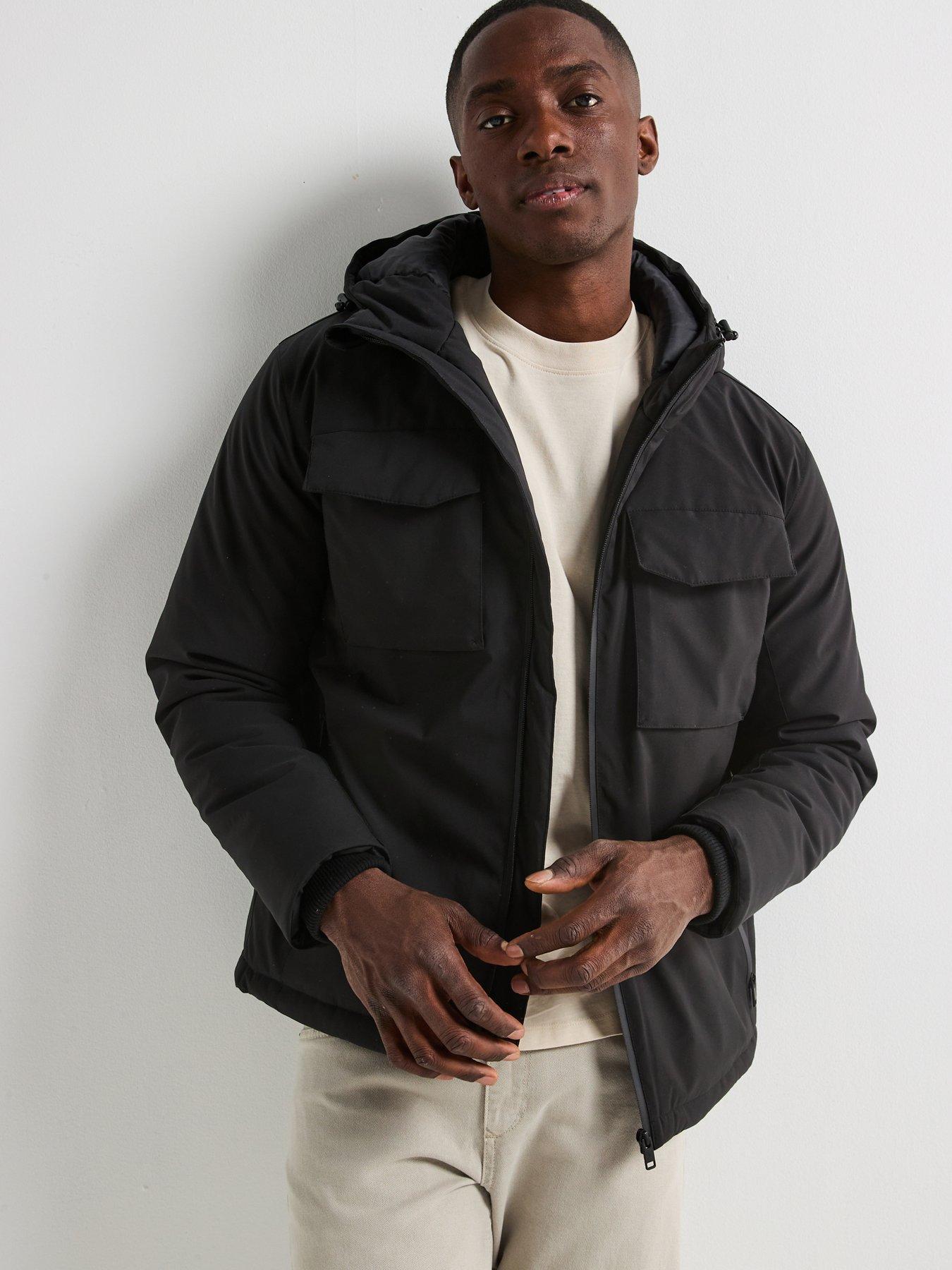 The Very Collection 4 Pocket Padded Jacket - Black