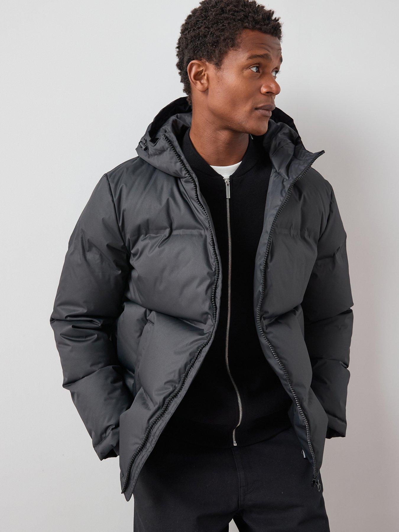 The Very Collection Feather and Down Heatsealed Midweight Padded Jacket - Black