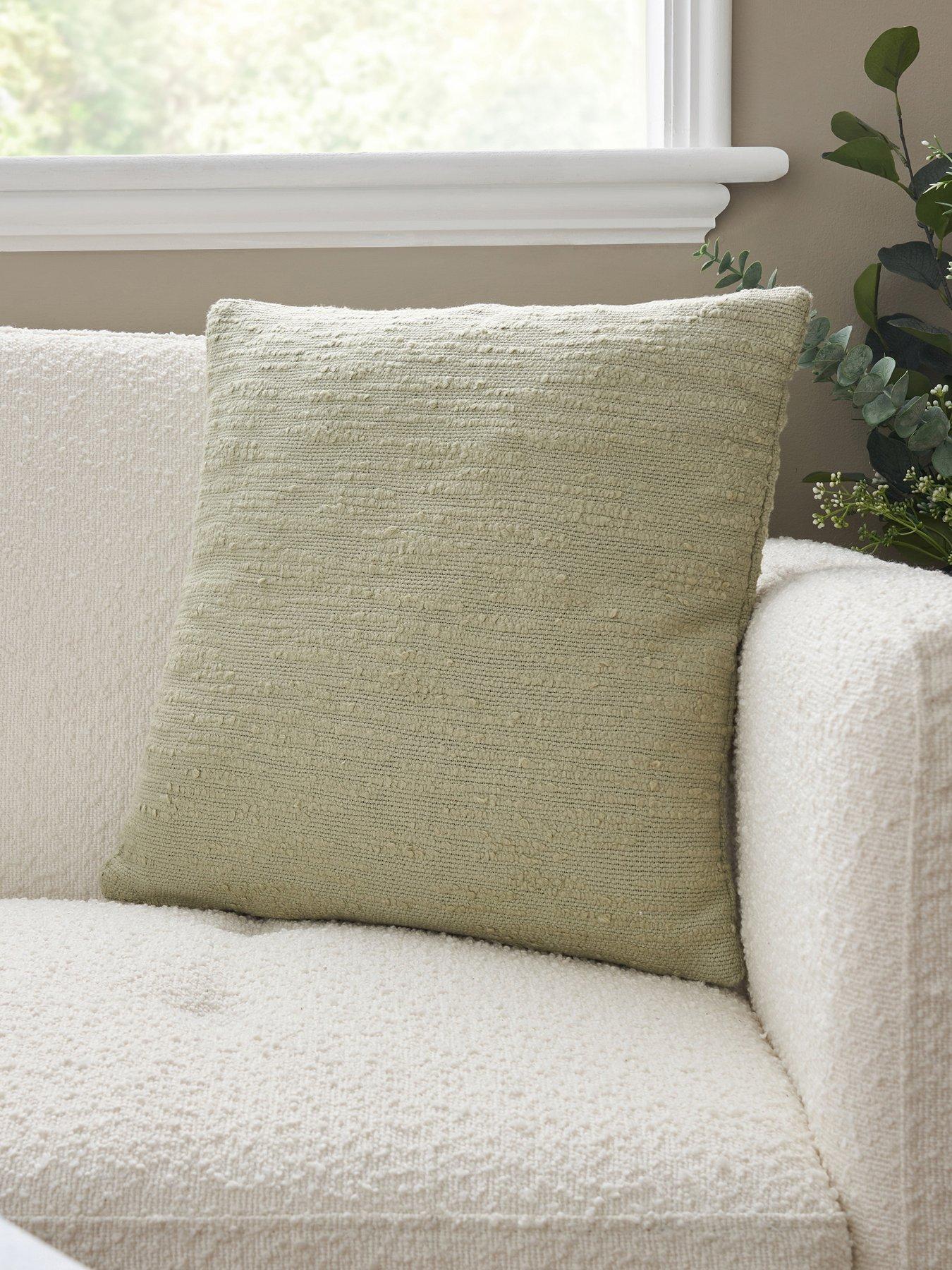 Very Home Textured Slub Cushion