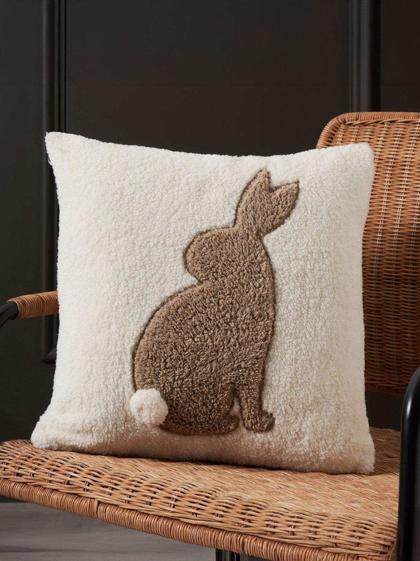 Very Home Tufted Bunny Cushion