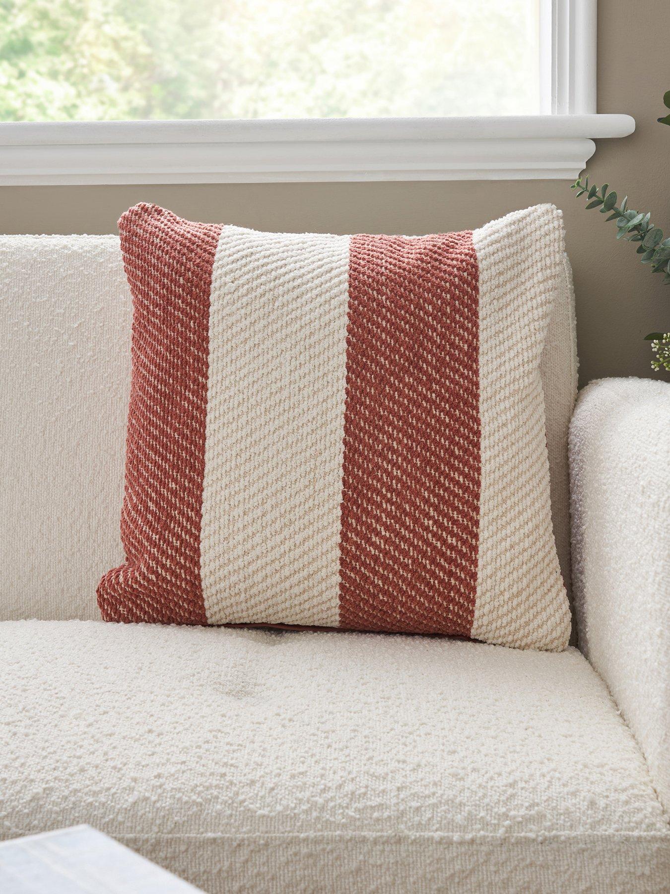 very-home-herringbone-chenille-cushion