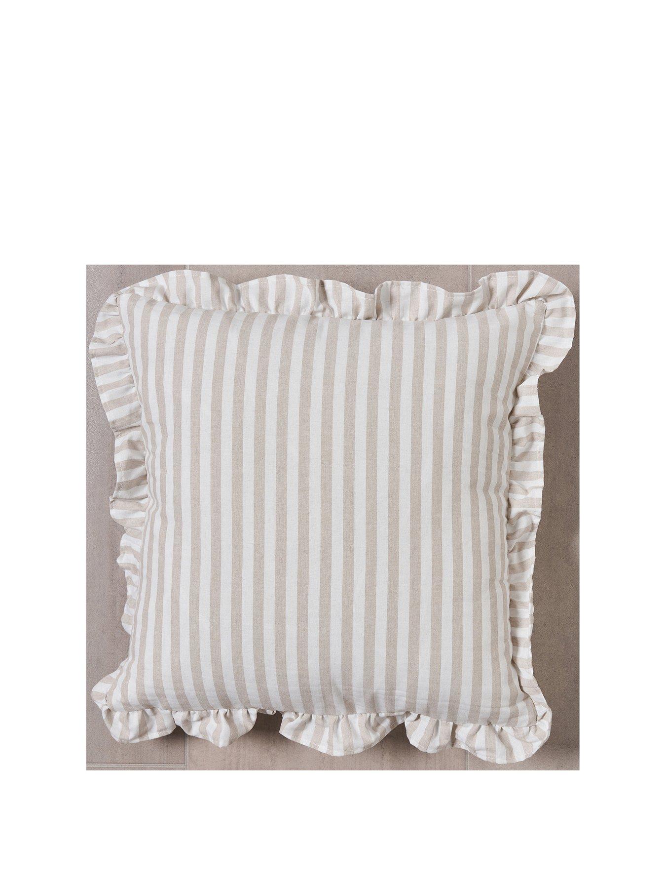 Image 2 of 7 of The Very Collection Rustic Harmony Stripe Cushion