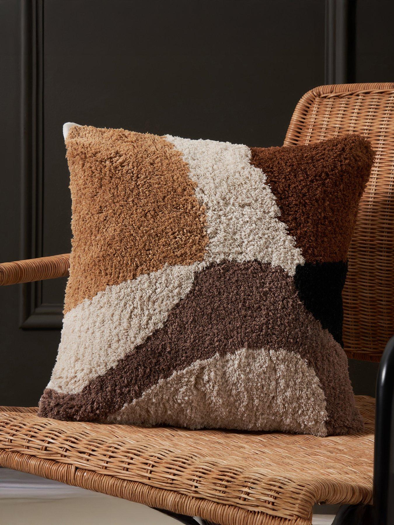undefined Abstract Tufted Cushion