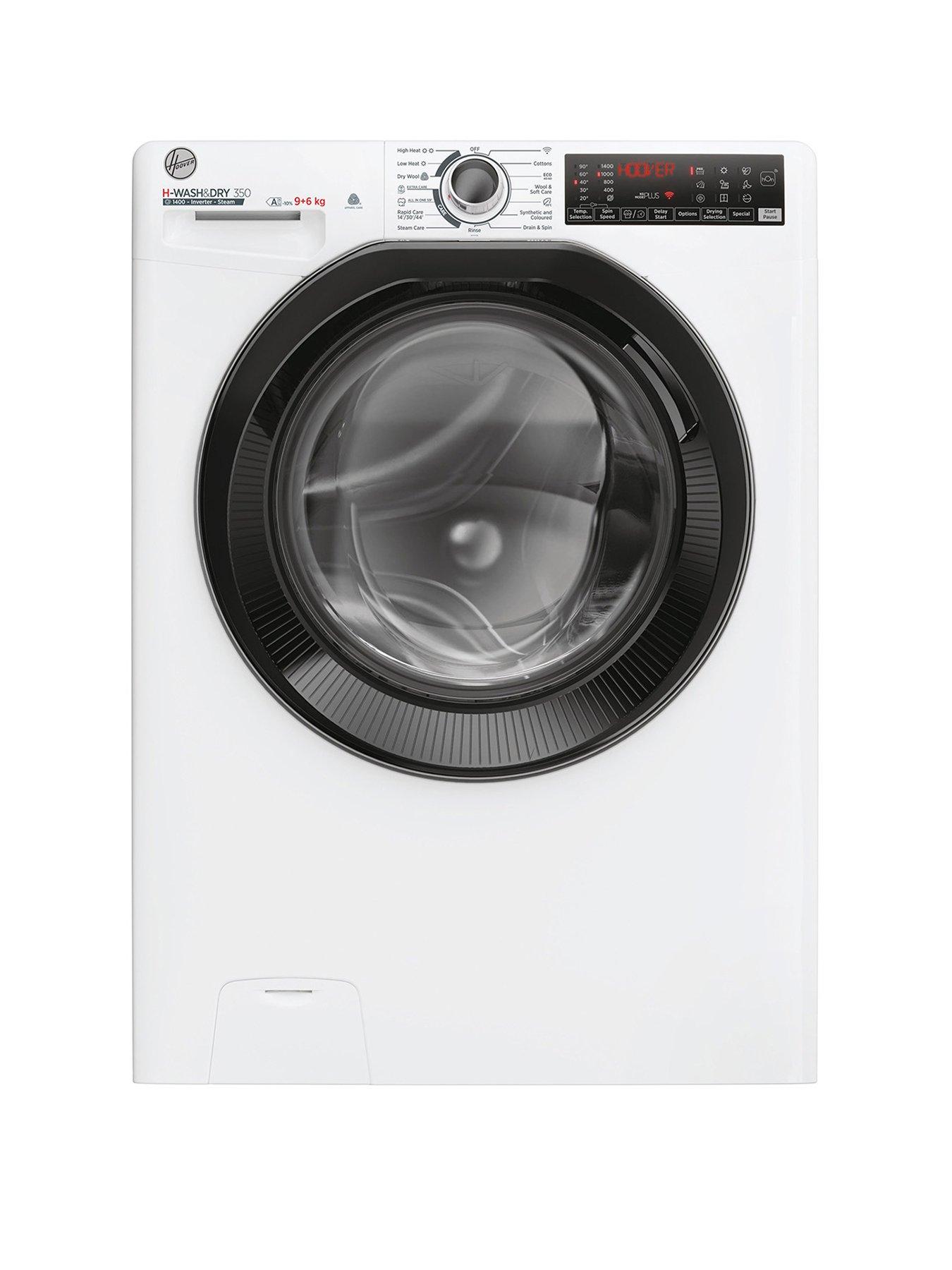 Hoover H-WASH & DRY H3DPS4966TAMB-80 9/6kgWasher Dryer, 1400 Spin, Wifi - White