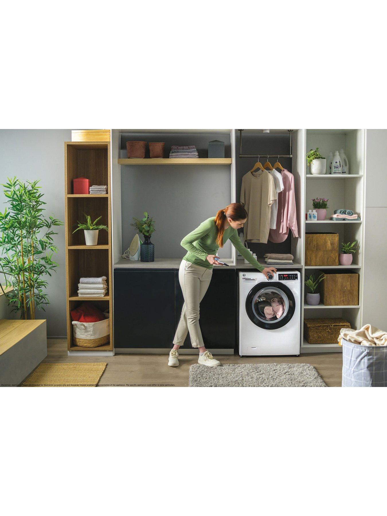 Image 6 of 7 of Hoover H-WASH&amp;DRY H3DPS4966TAMB-80 9/6kgWasher Dryer, 1400 Spin, Wifi -&nbsp;White