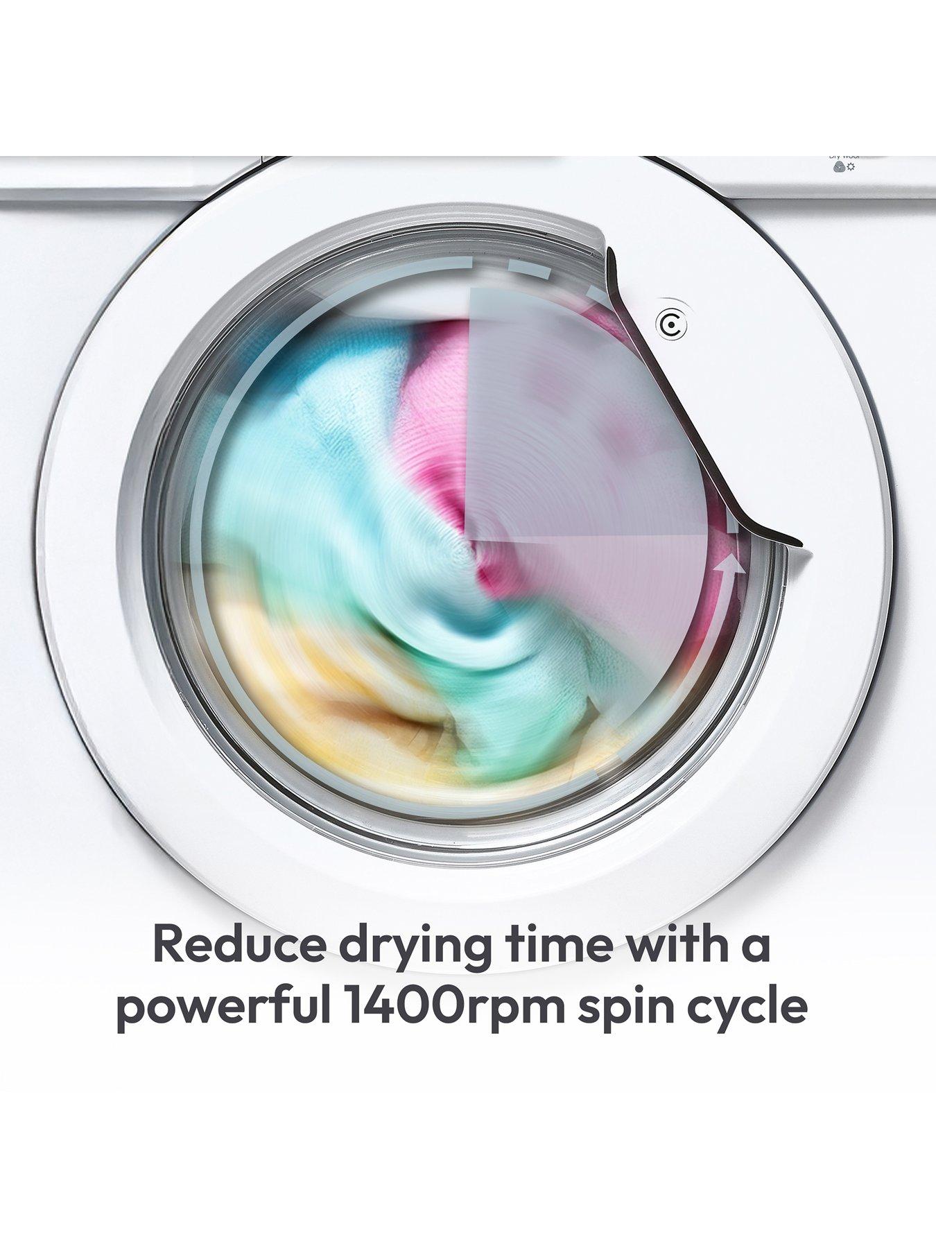 Image 2 of 7 of Candy Smart Pro Inverter CSO696TWMBB6-80 9kg Washing Machine, A Rated, 1600 rpm, Black, Wifi