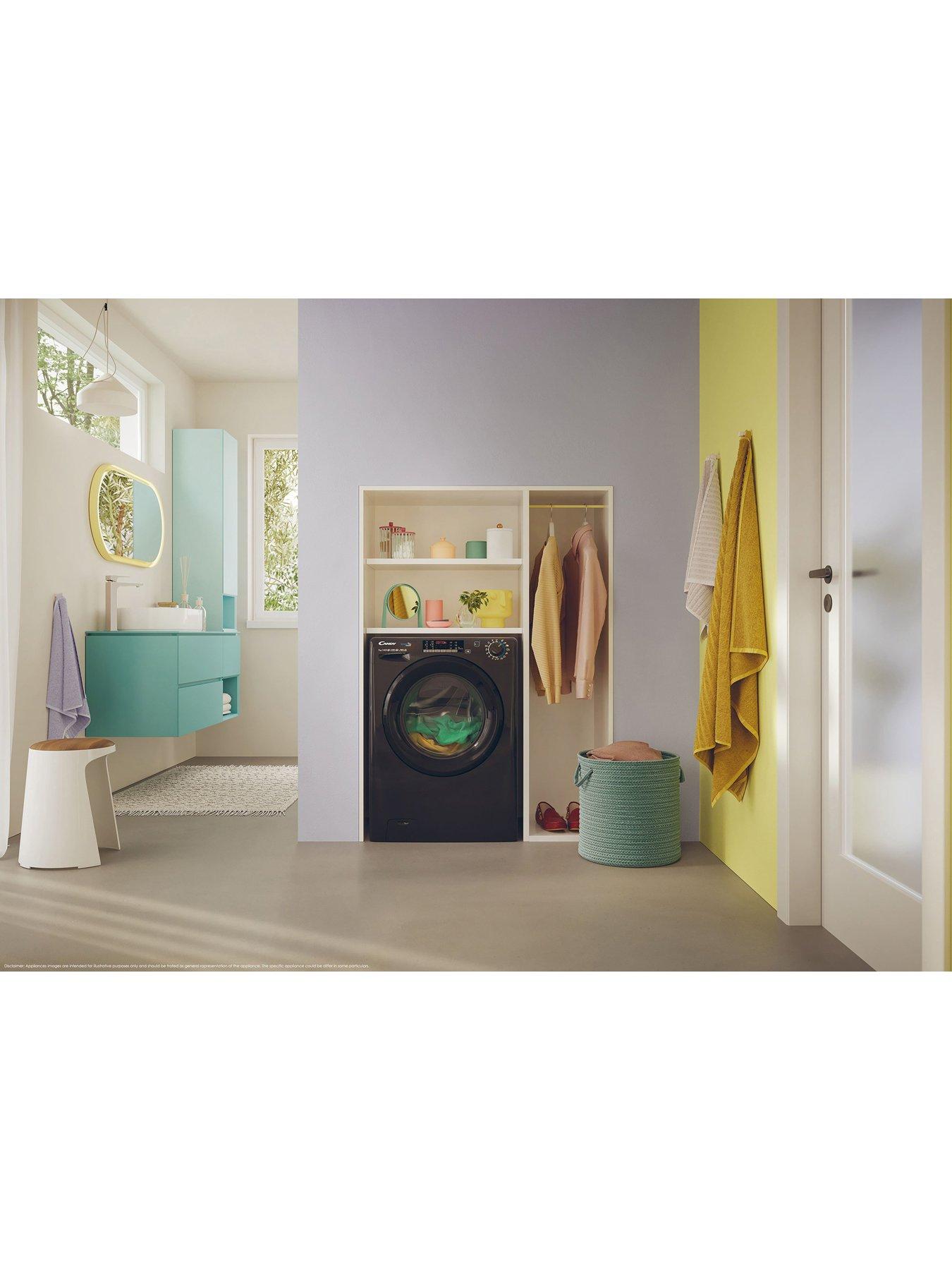 Image 6 of 7 of Candy Smart Pro Inverter CSO696TWMBB6-80 9kg Washing Machine, A Rated, 1600 rpm, Black, Wifi