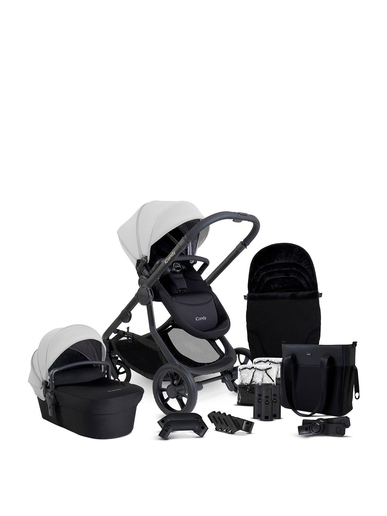 undefined Orange 4 Pushchair Bundle - Glacier