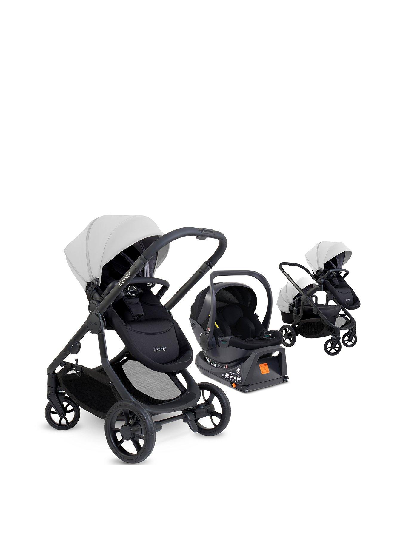 Image 1 of 8 of iCandy Orange 4 Travel System - Glacier/Black