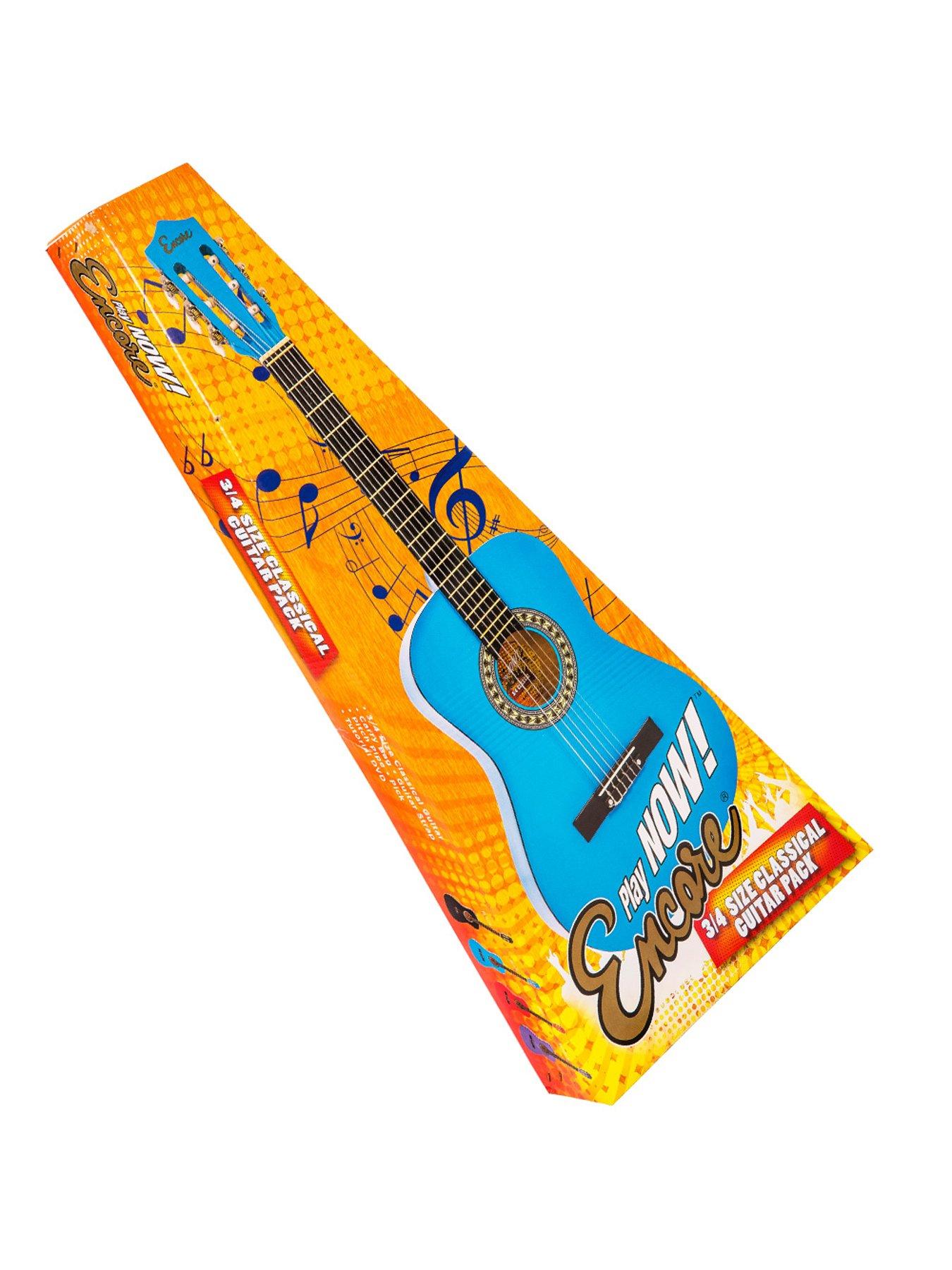 Image 4 of 7 of Encore 3/4 Size Classic Guitar Pack - Blueburst