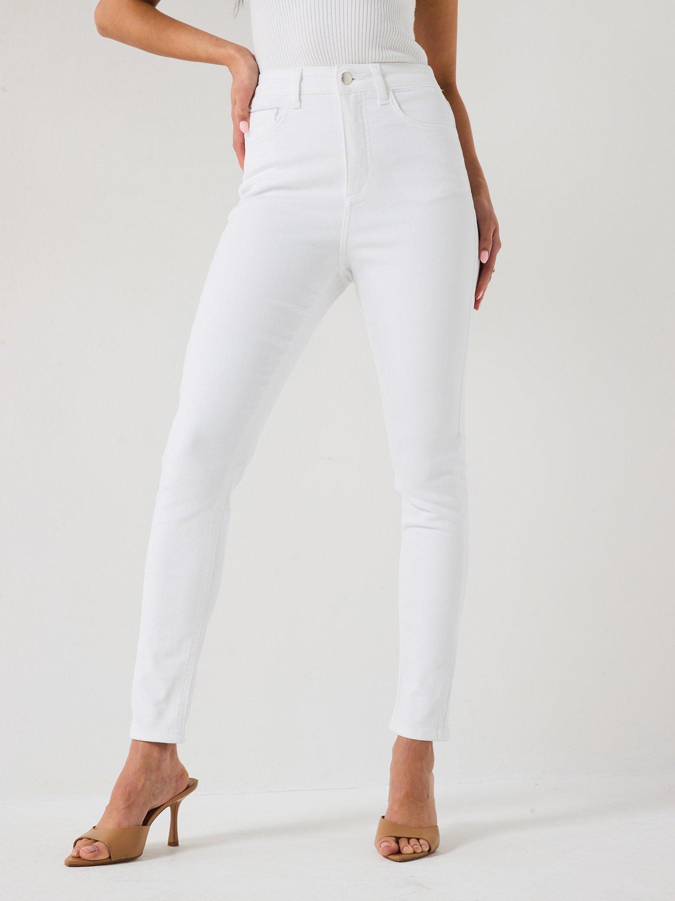 undefined Supersoft Skinny Jeans - White