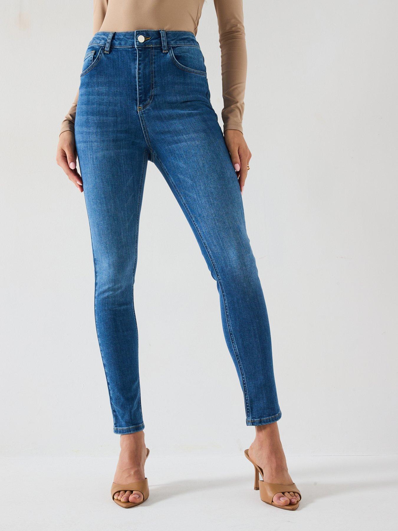 undefined Supersoft Skinny Jeans - Mid Wash