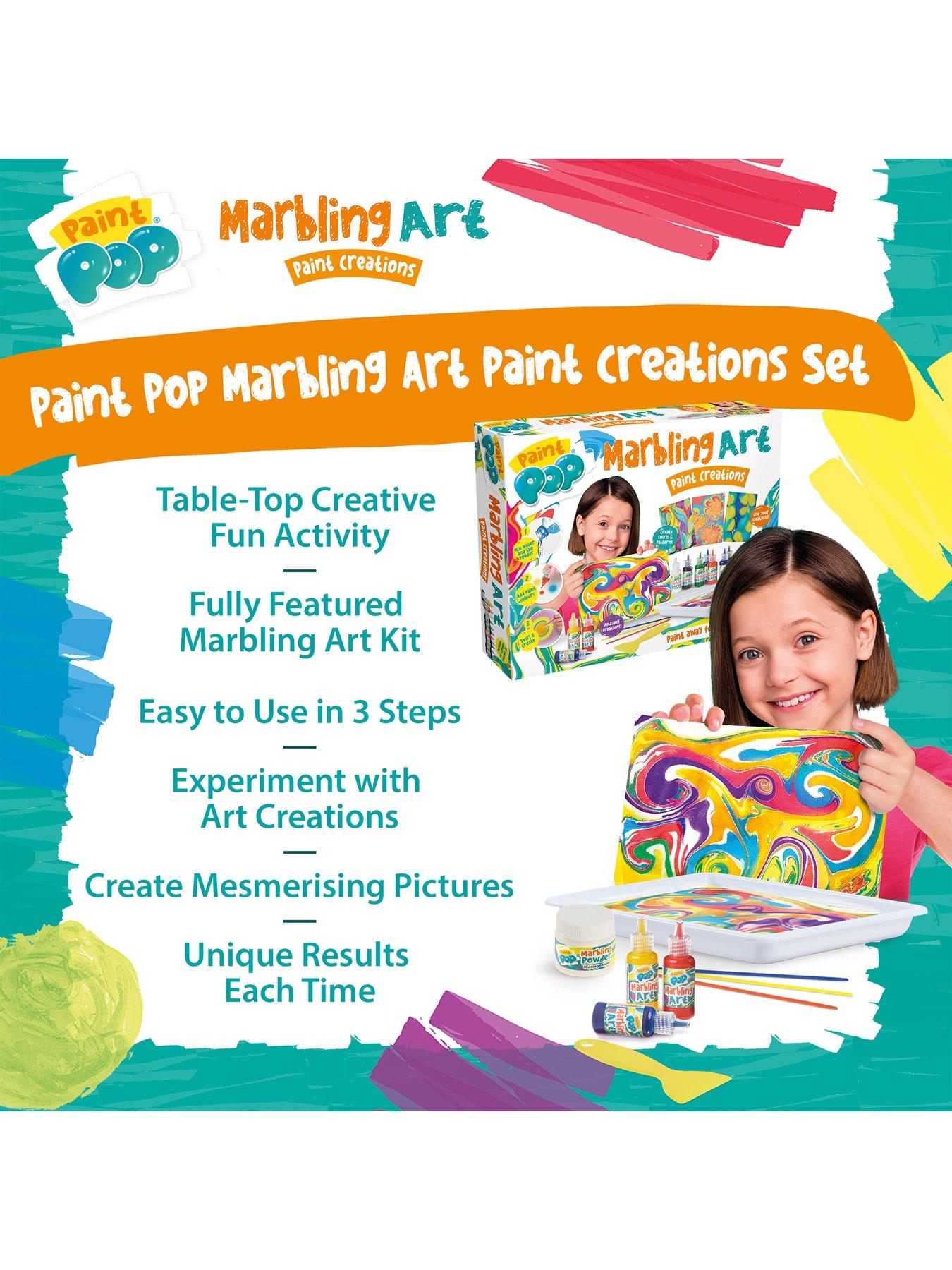 Image 4 of 8 of Paint Pop Marbling Set x 12 Paints