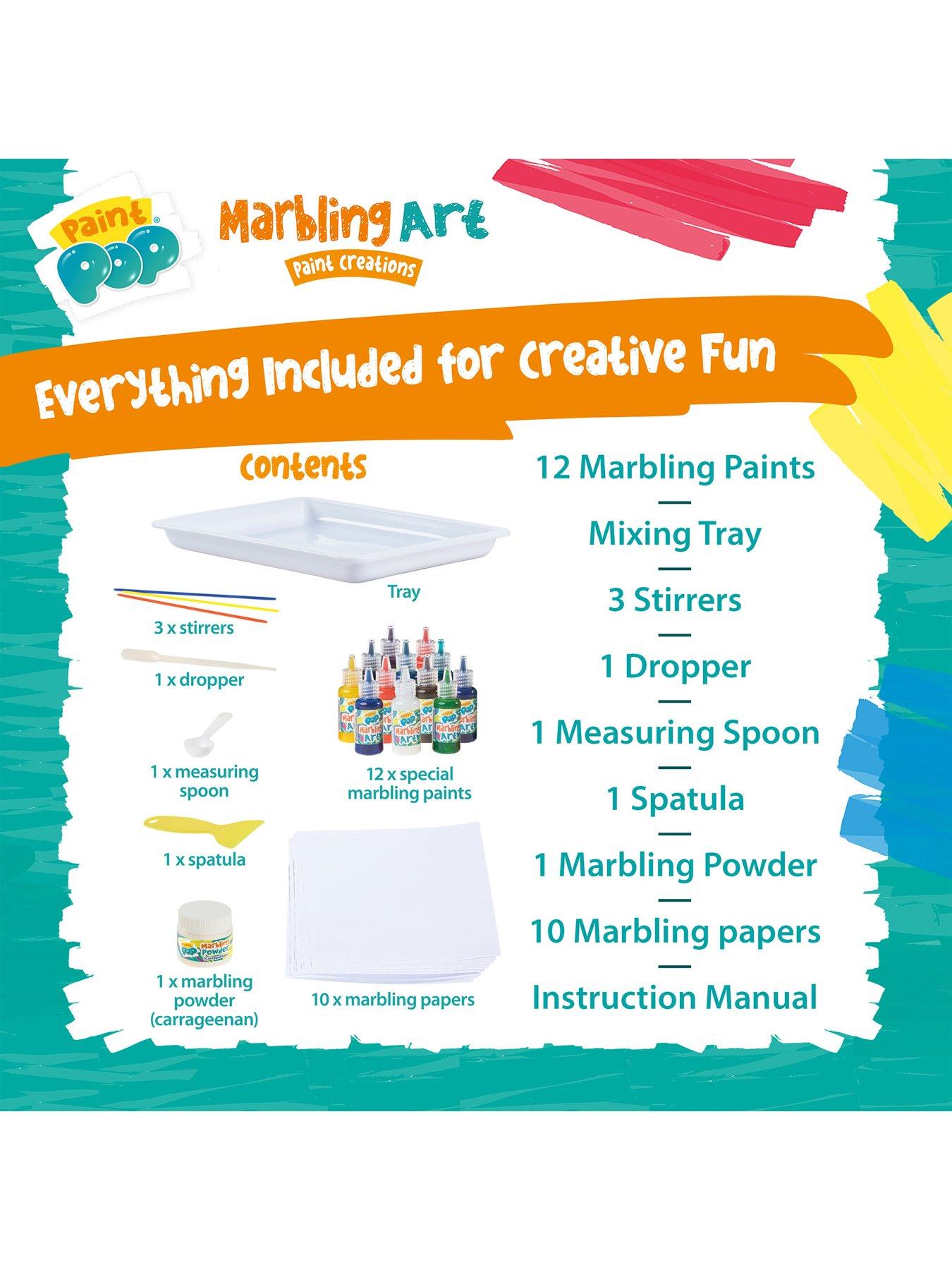 Image 6 of 8 of Paint Pop Marbling Set x 12 Paints