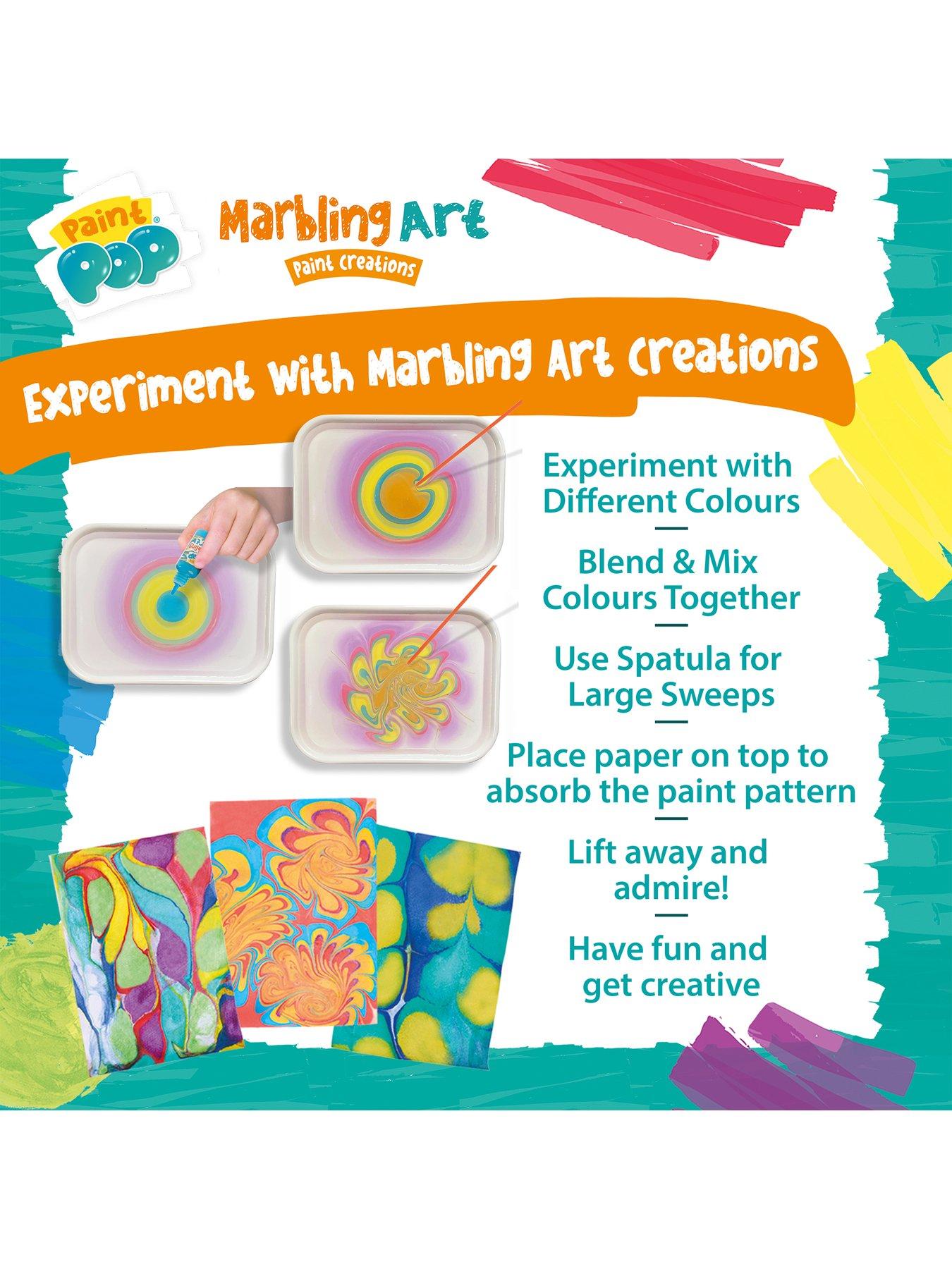 Image 7 of 8 of Paint Pop Marbling Set x 12 Paints