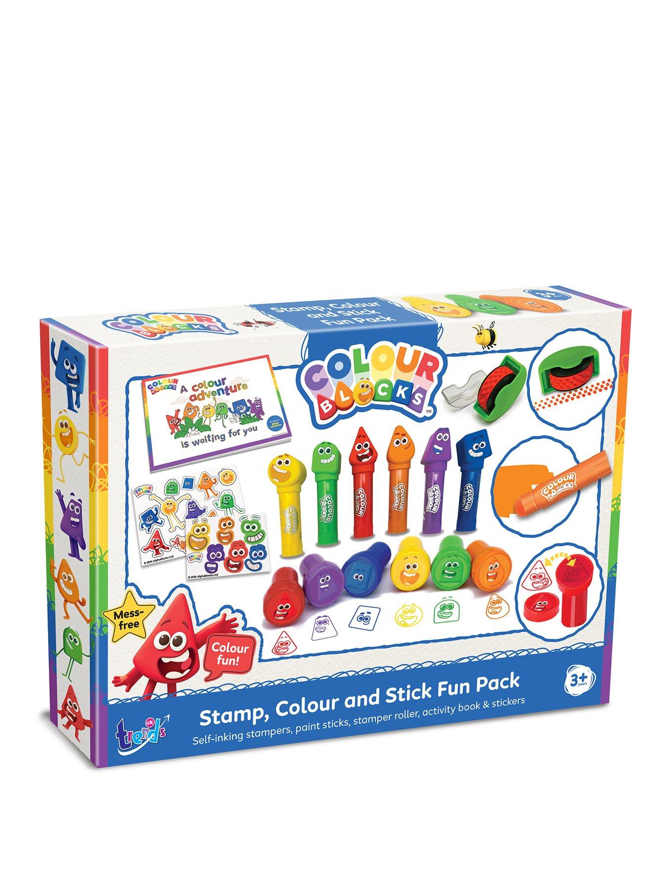 undefined Colour Blocks Stampers & Sticks Set