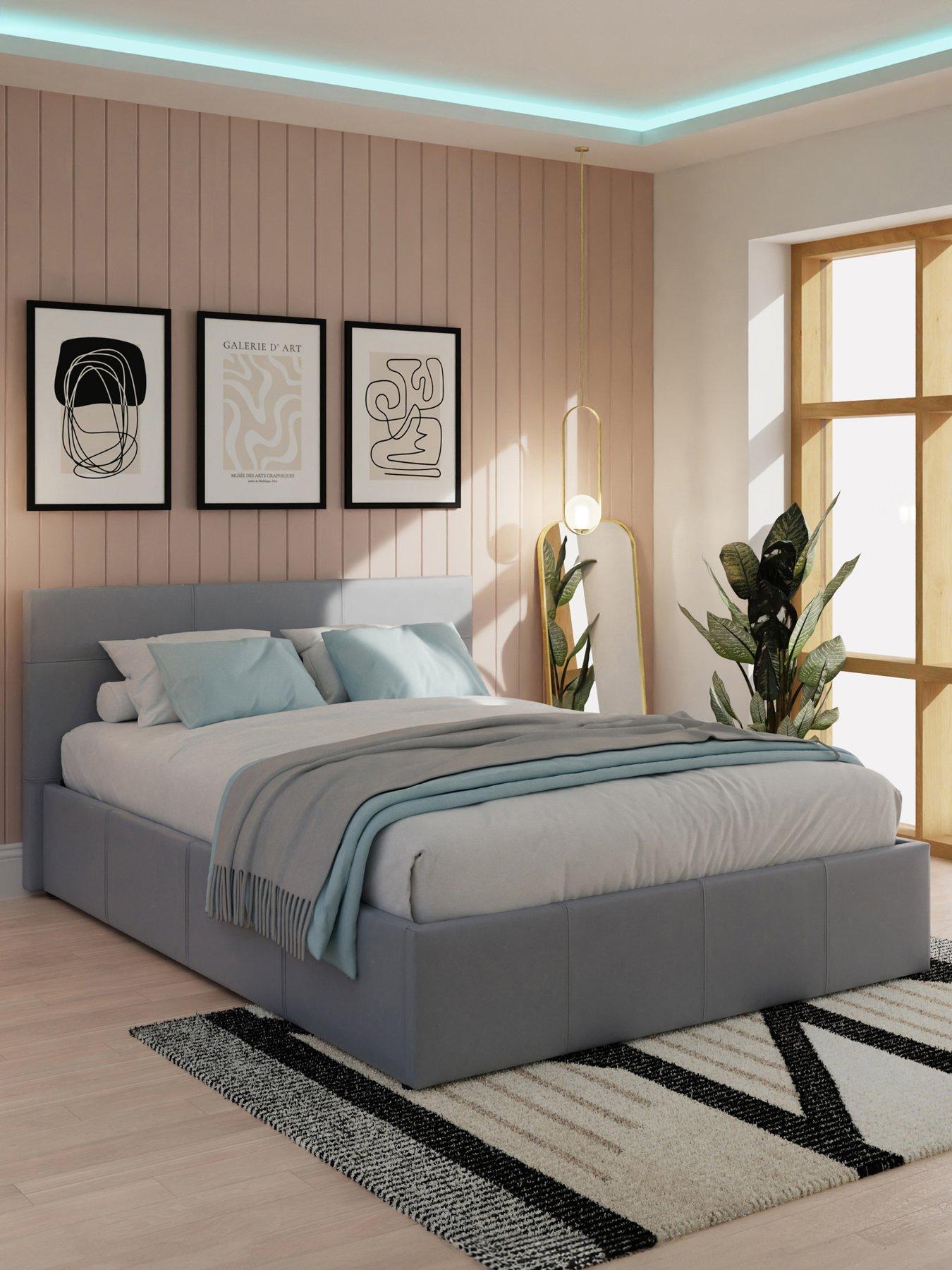 undefined Odessa Side Lift Up Ottoman Storage Bed with Sleepycastle Mattress Options (Buy  &  SAVE!)