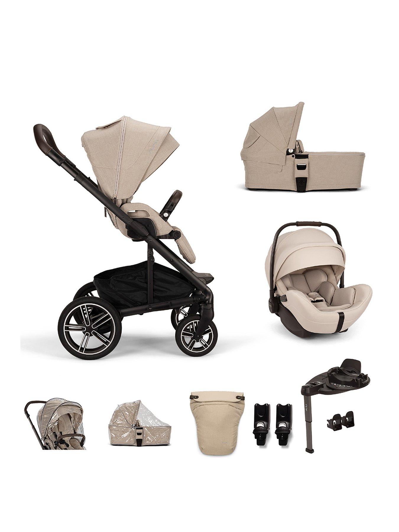 Nuna Mixx Next - Arra Flex / Base Curv Bundle - Biscotti