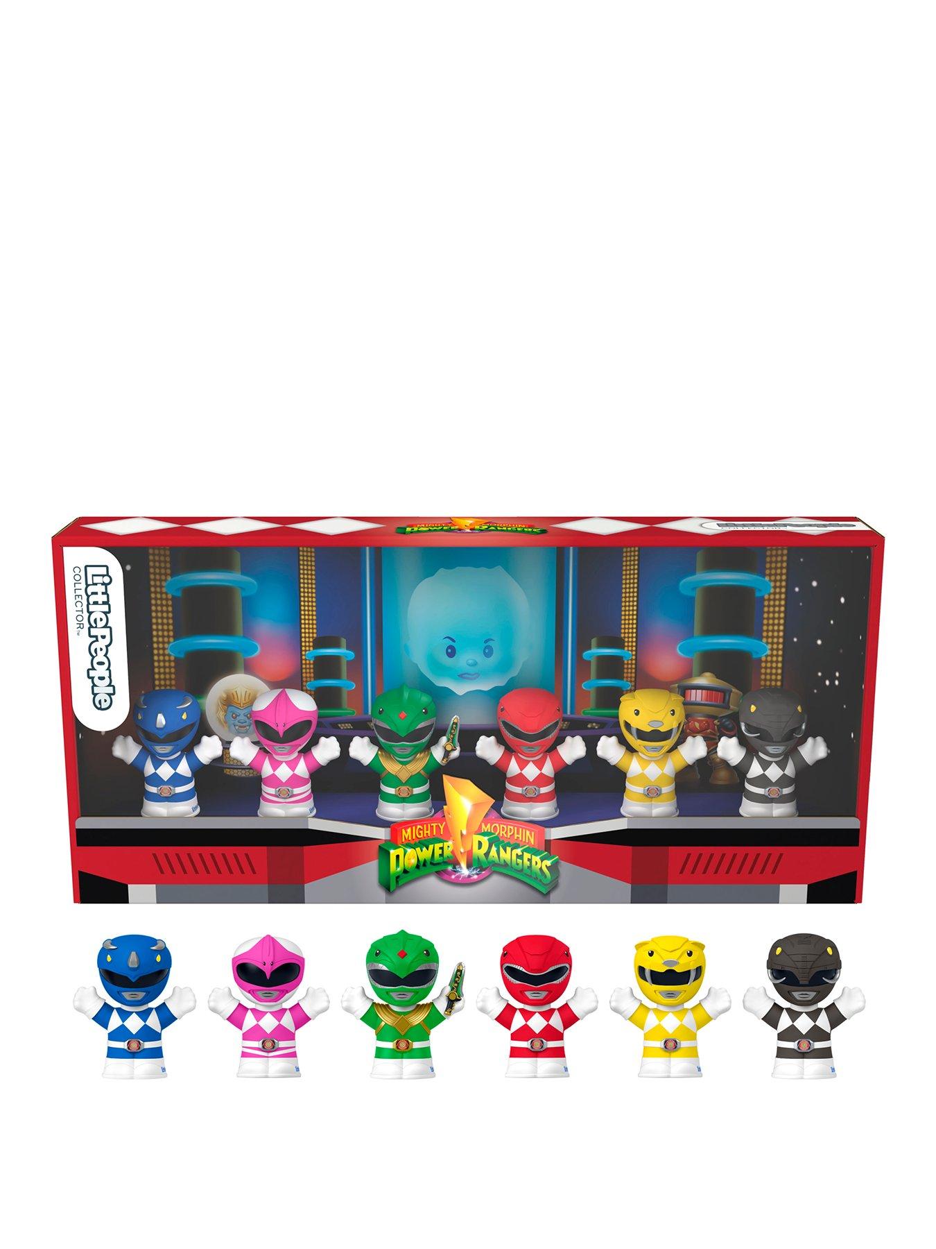 Image 1 of 7 of Fisher-Price Little People Collector Power Rangers Special Edition Set for Adults &amp; Fans, 6 Figures
