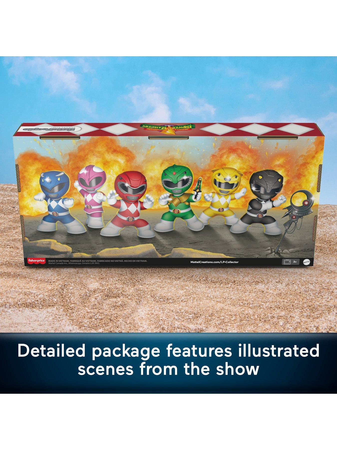 Image 4 of 7 of Fisher-Price Little People Collector Power Rangers Special Edition Set for Adults &amp; Fans, 6 Figures