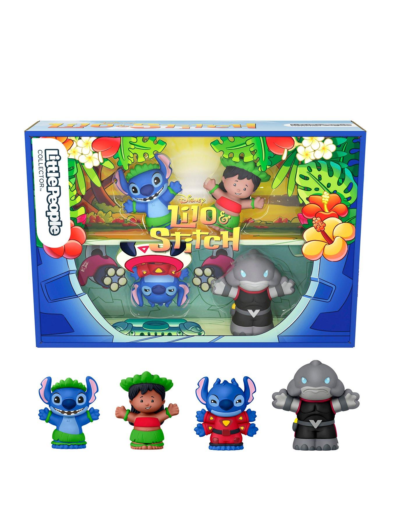 Image 1 of 7 of Fisher-Price Little People Collector Disney Lilo & Stitch Special Edition Set for Adults & Fans, 4 Figures