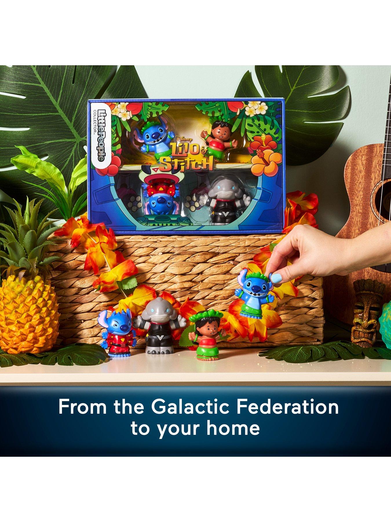 Image 3 of 7 of Fisher-Price Little People Collector Disney Lilo & Stitch Special Edition Set for Adults & Fans, 4 Figures